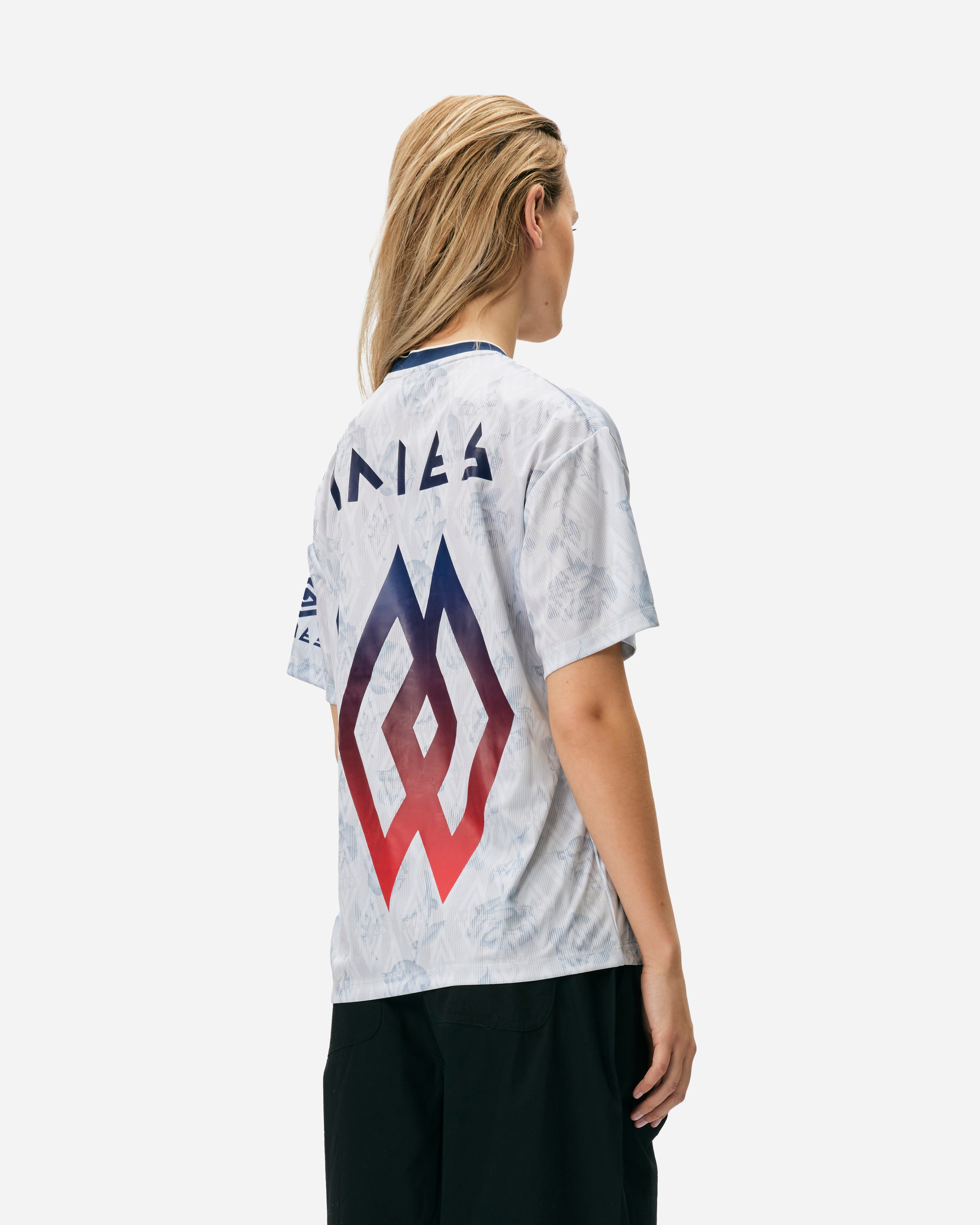 ARIES ARIES x Umbro White Roses T-Shirt Fußballtrikot White  UM6000003-WHT