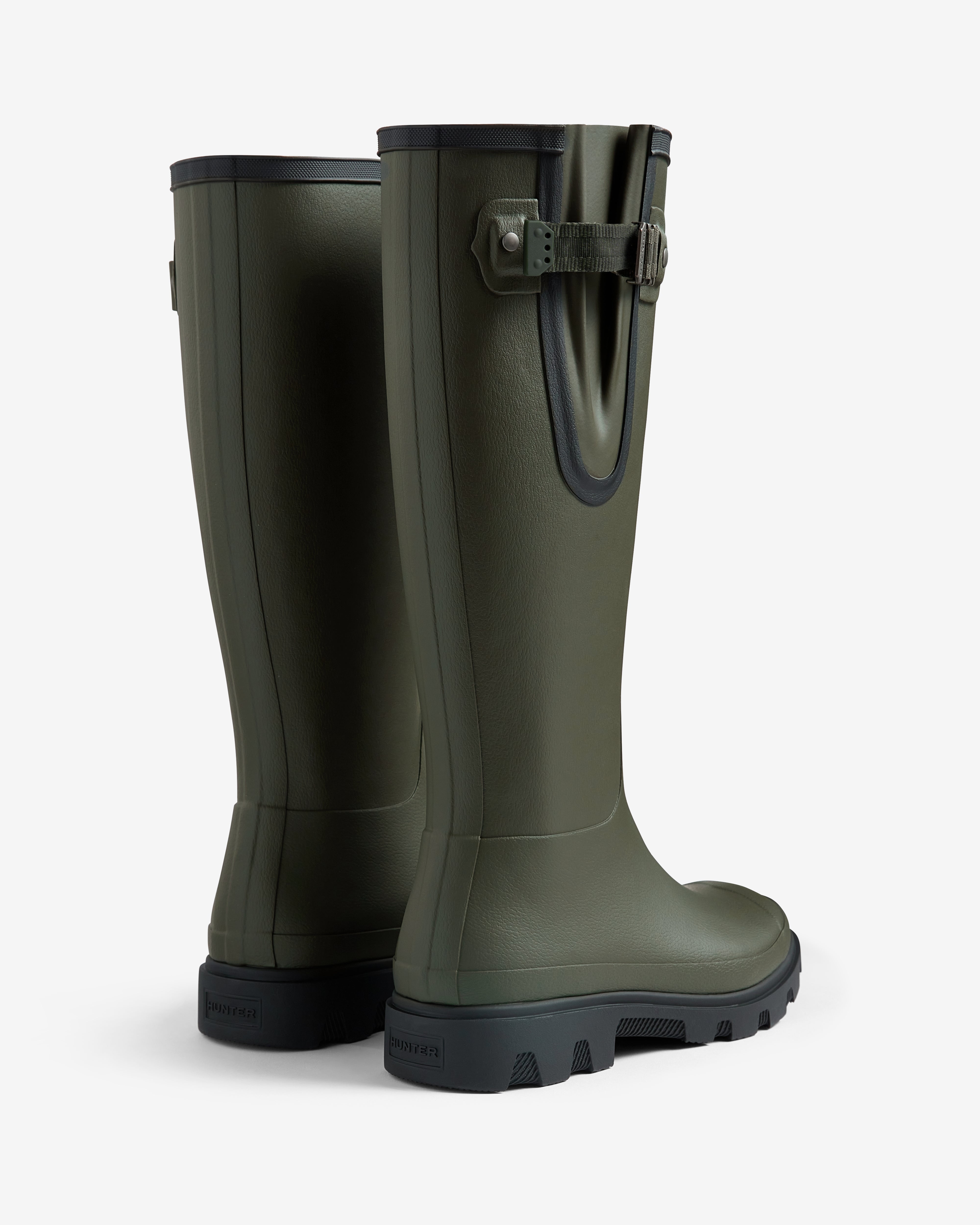 Hunter Downpour Adjustable Boot DARK OLIVE HFRU0003251DOV