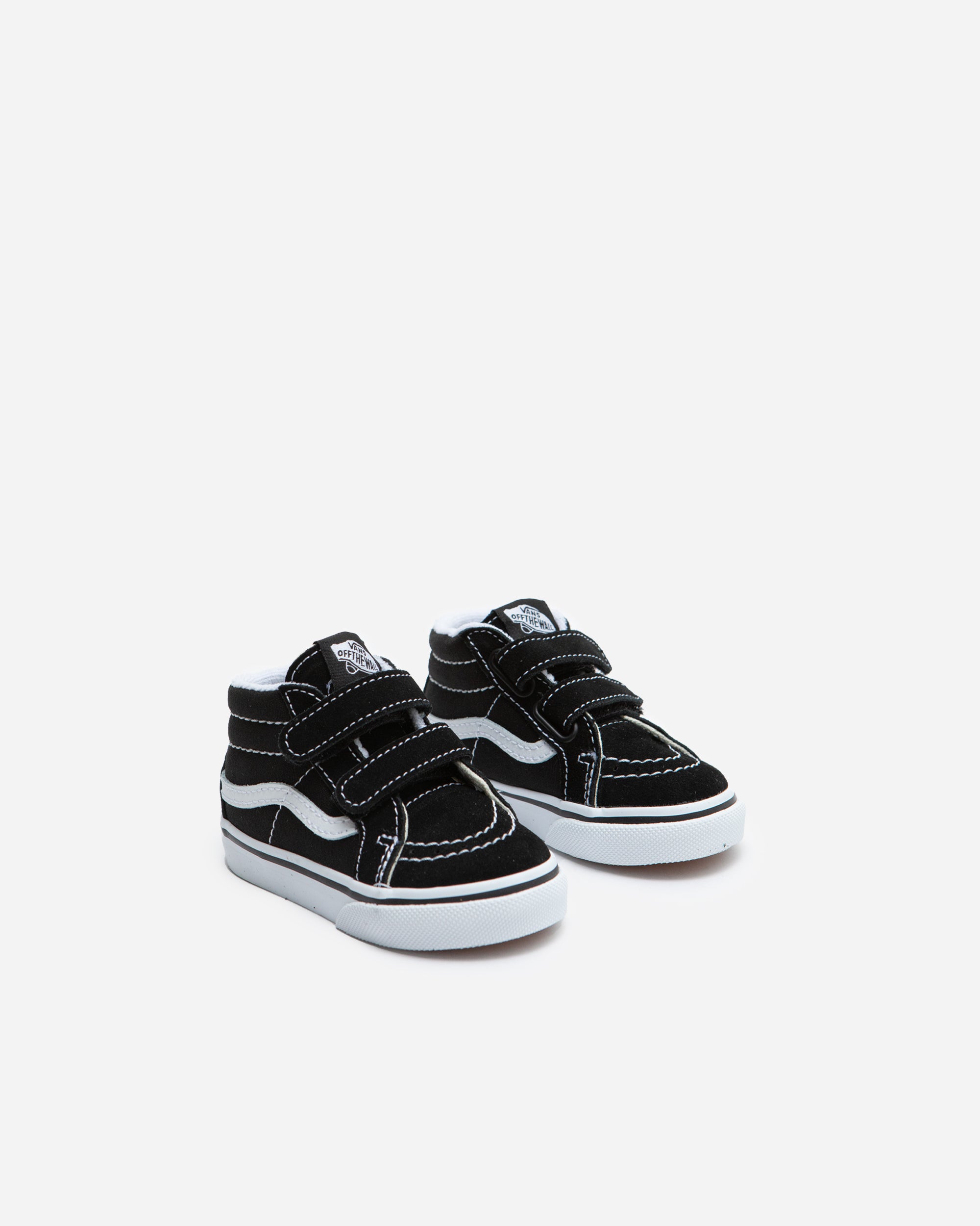 VANS SK8-Mid Reissue (Toddler) Black/White VN00018W6BT1