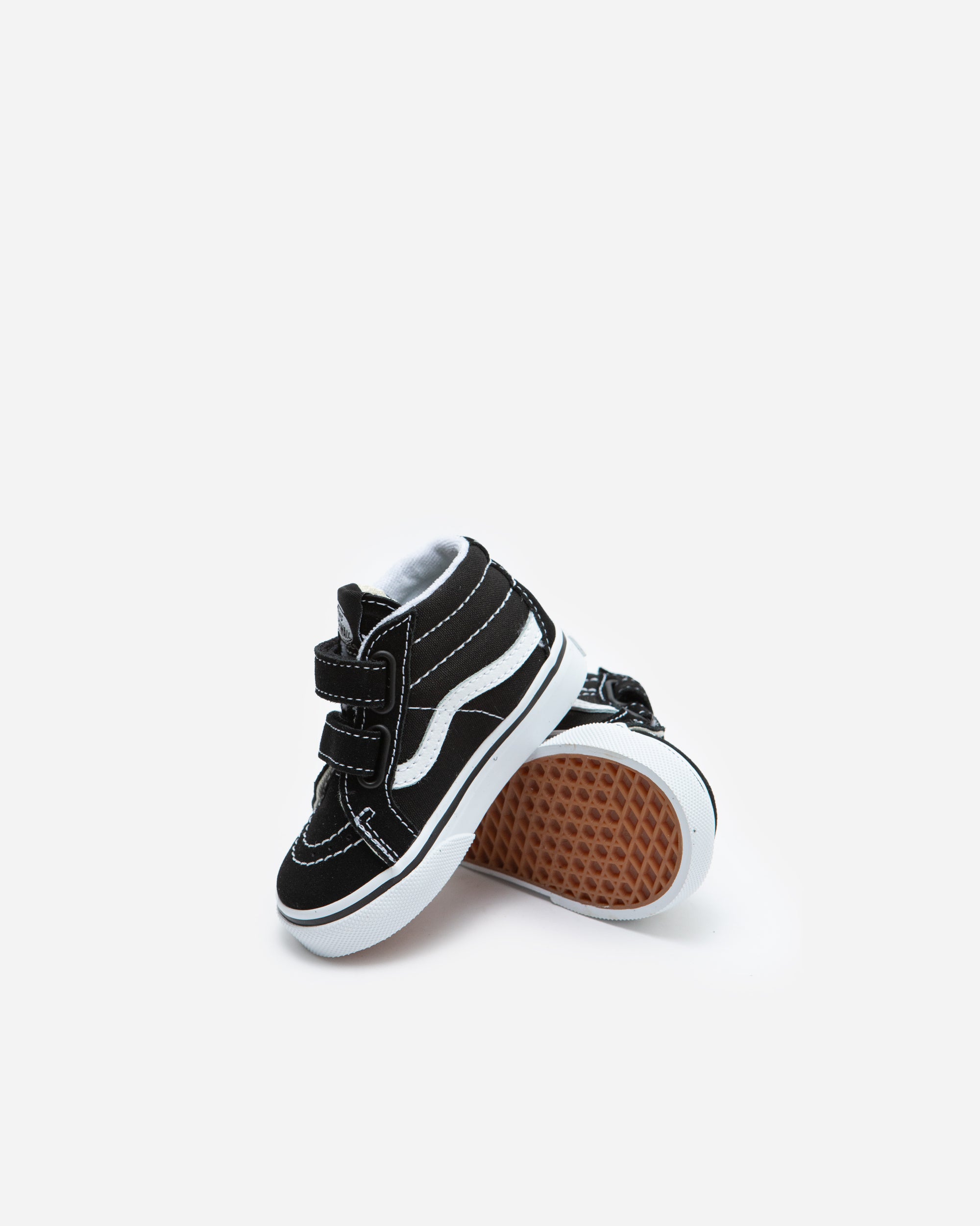 VANS SK8-Mid Reissue (Toddler) Black/White VN00018W6BT1