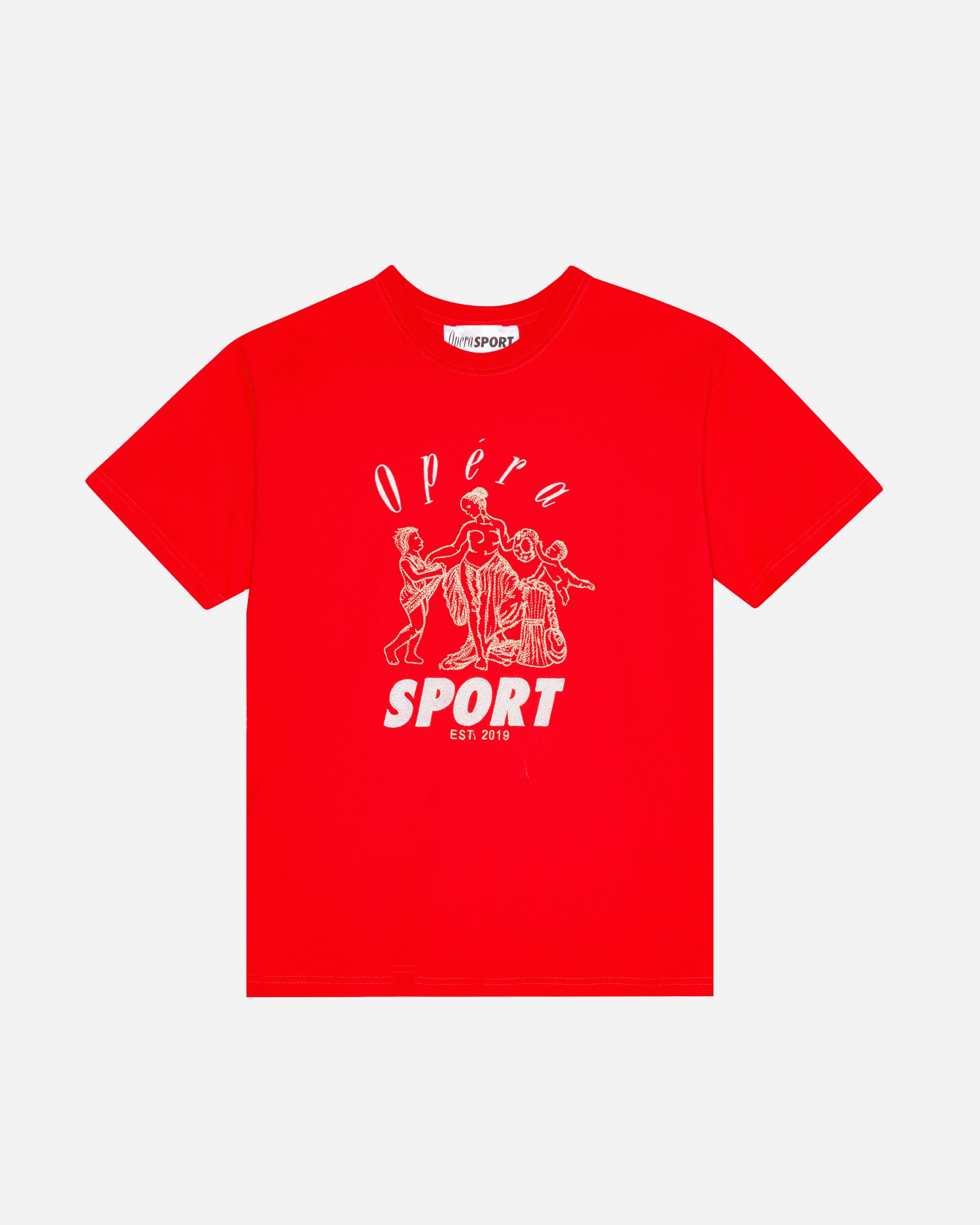 OpéraSPORT Paul Unisex T-shirt Fiery Red W15AW24-FR