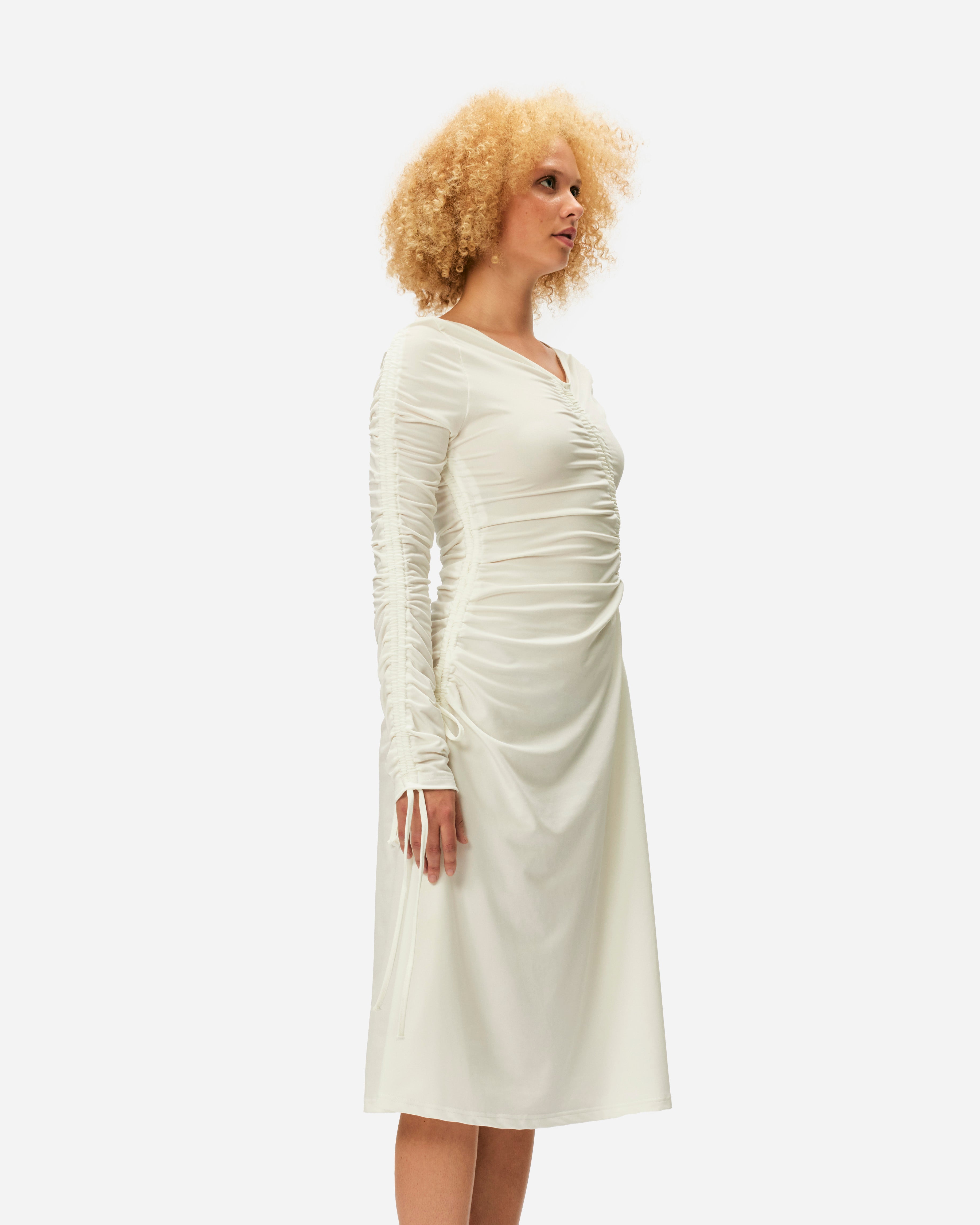 OpéraSPORT Noèmie Dress White W35AW24-White