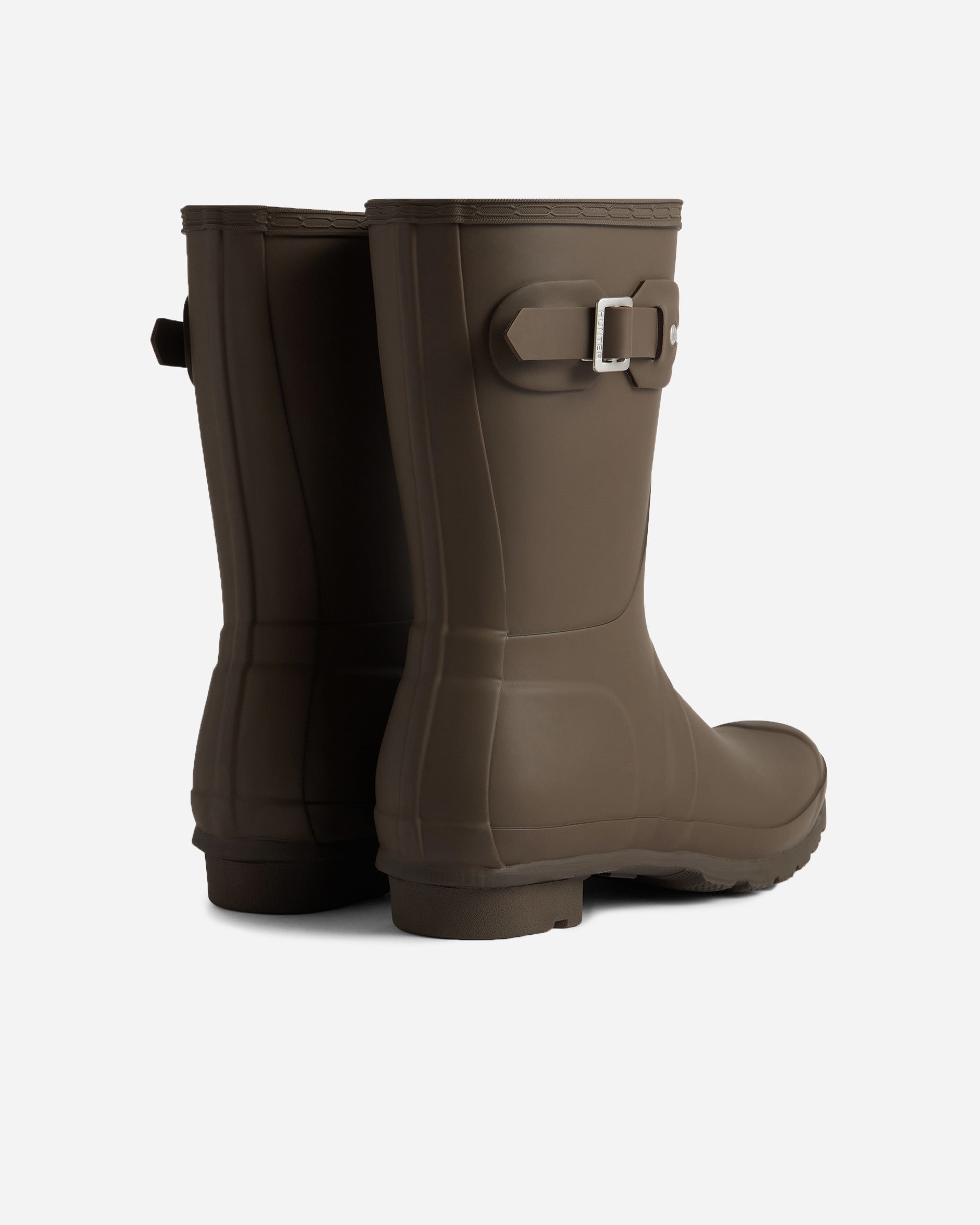 Hunter Womens Original Short Boot CHOCOLATE BROWN WFS1000RMACB