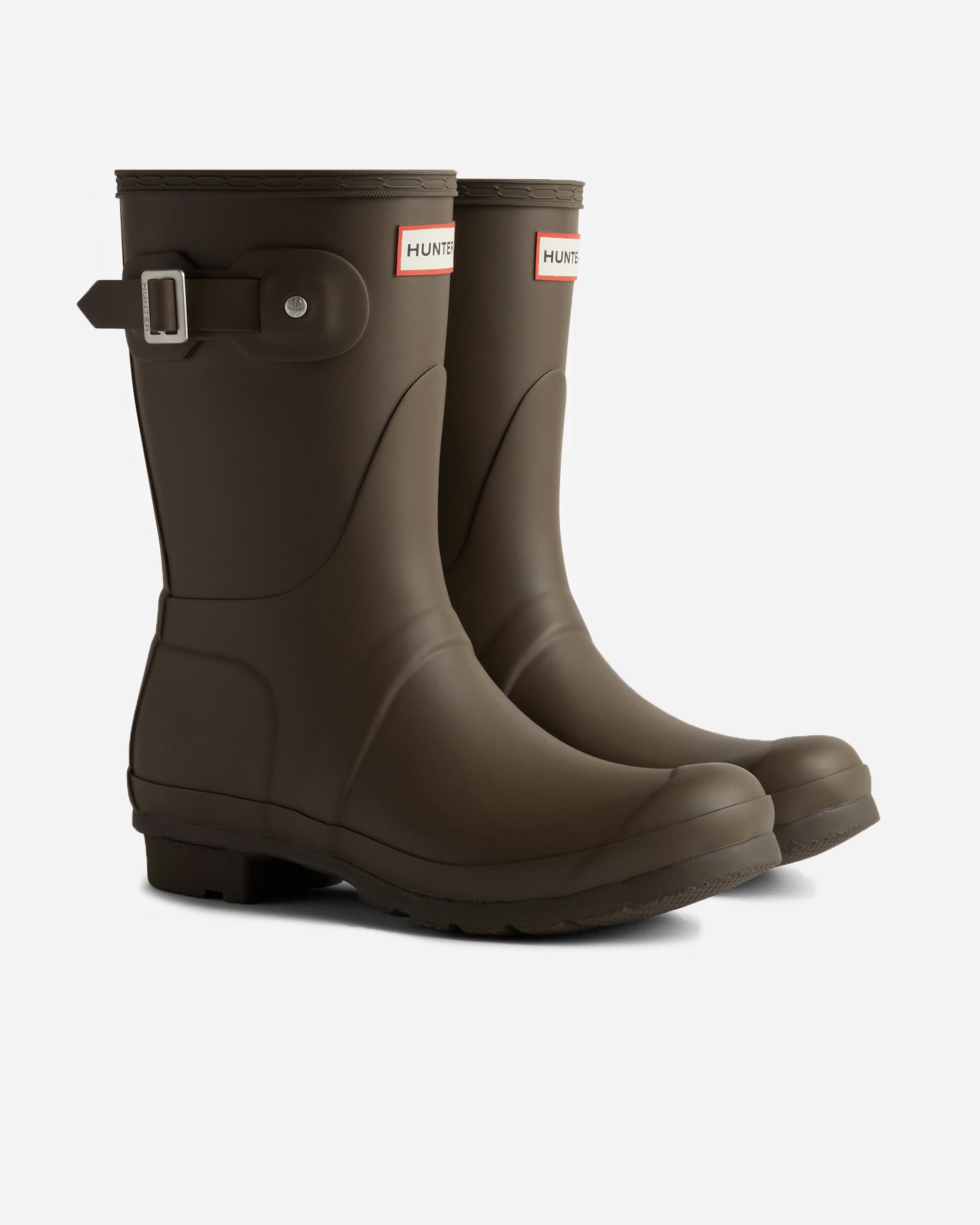 Hunter Womens Original Short Boot Brown WFS1000RMACB
