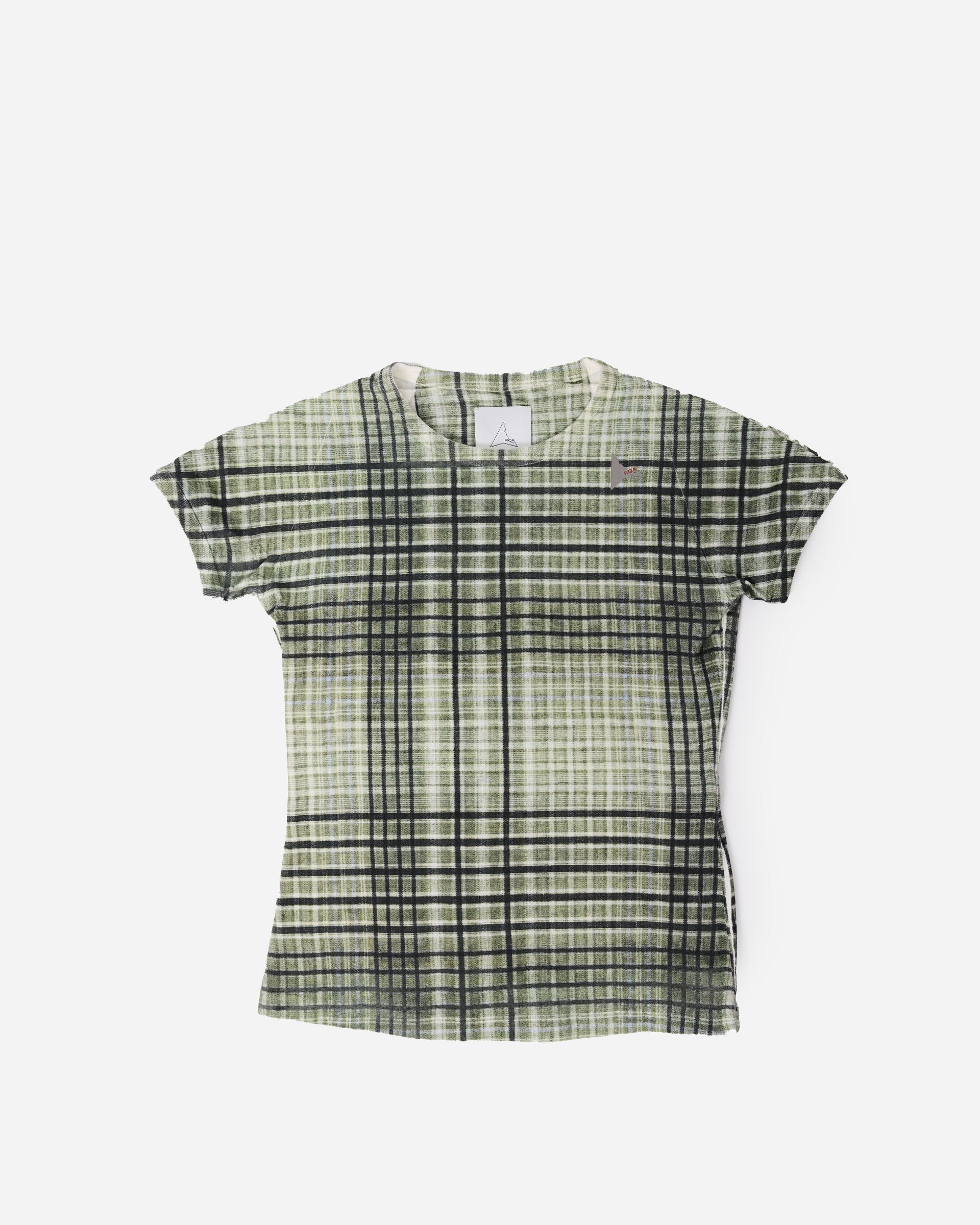 Taba Printed Check Baby Tee