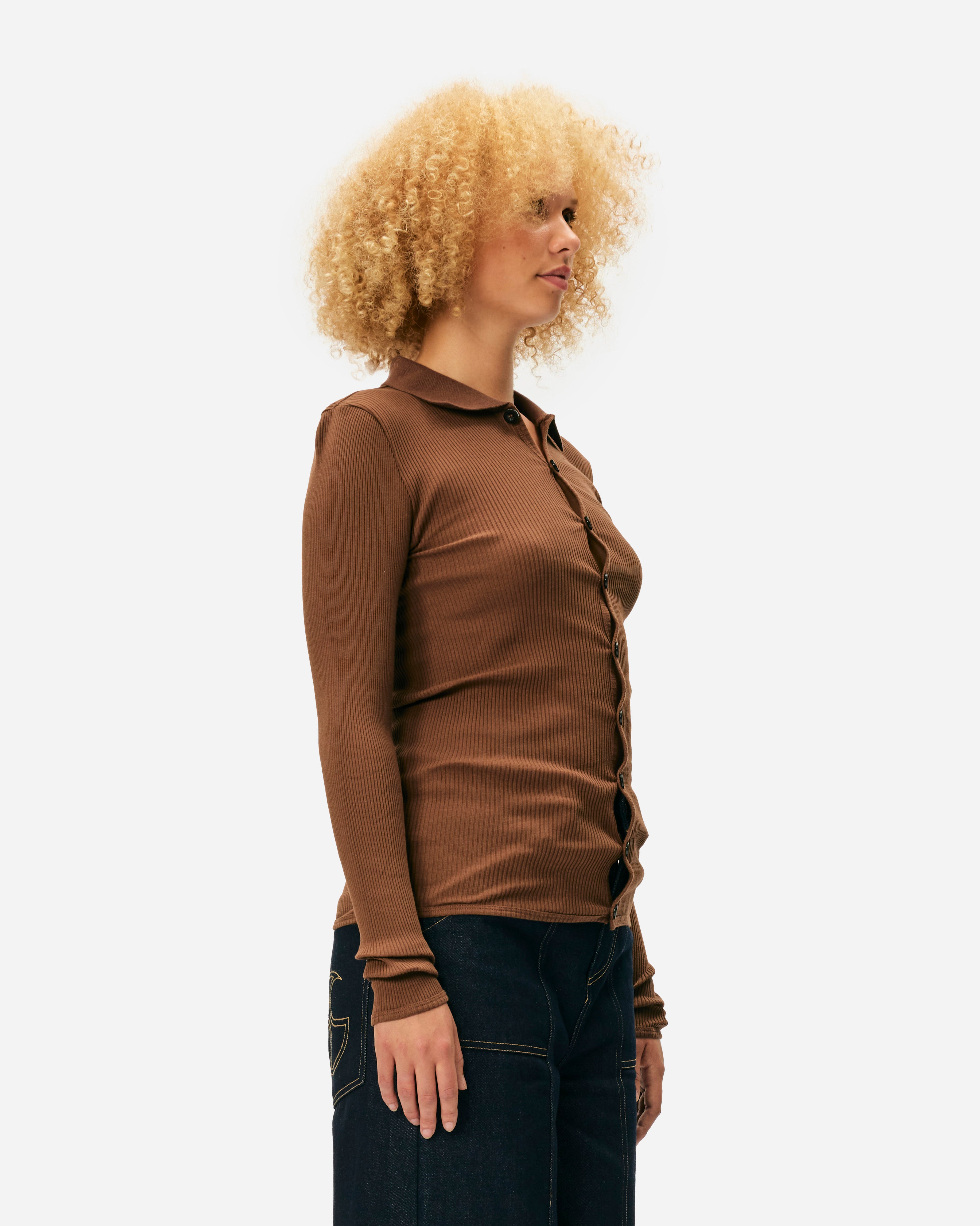 OpéraSPORT Laura Seamless Shirt Brown Z43-B-Brown