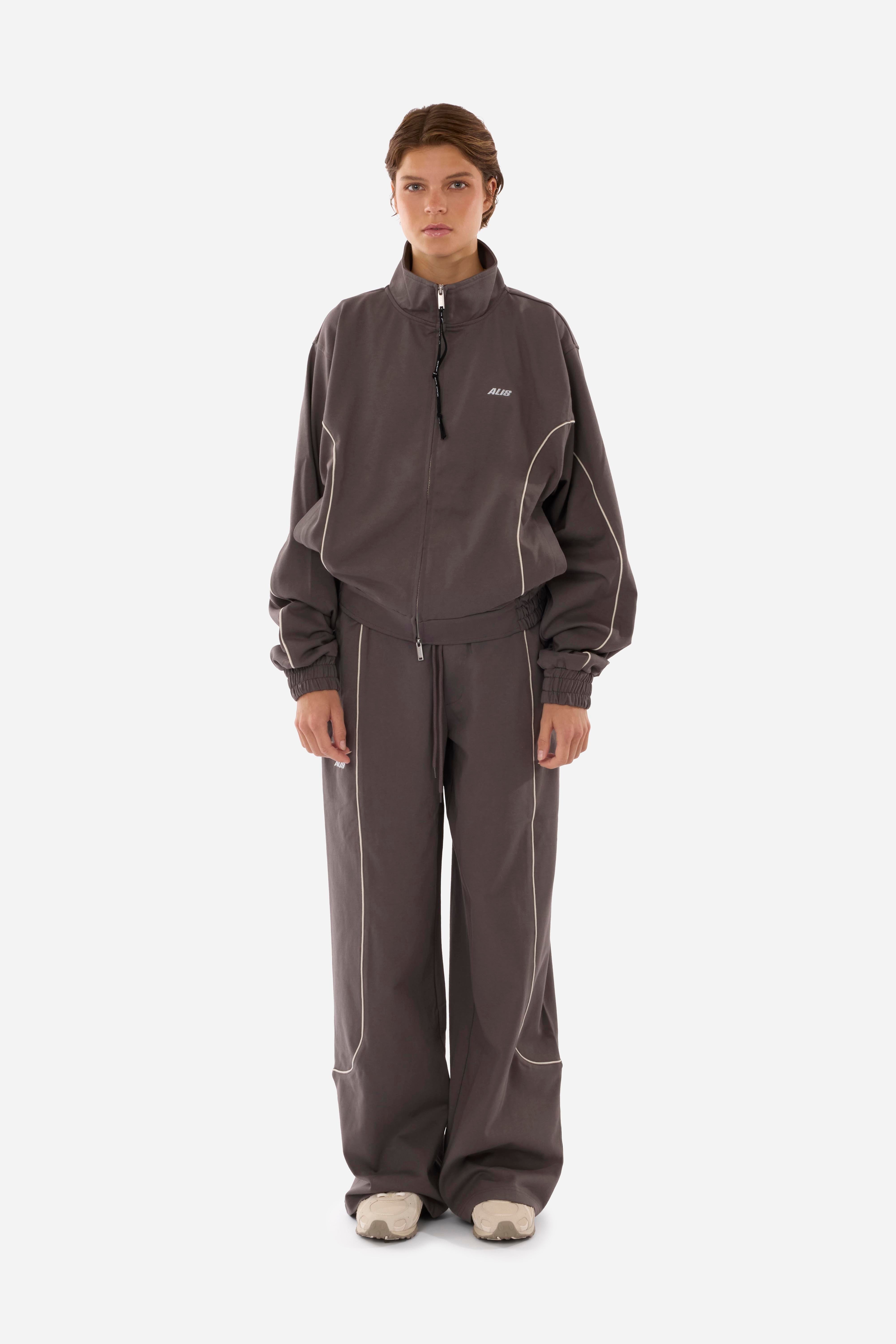ALIS Hristo Tony Fit Track Top DARK GREY 122-59