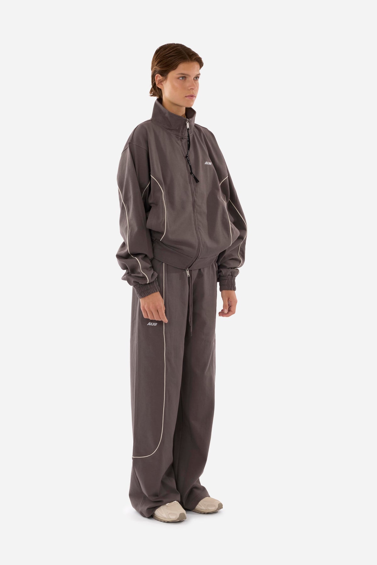 ALIS Hristo Tony Fit Track Top DARK GREY 122-59
