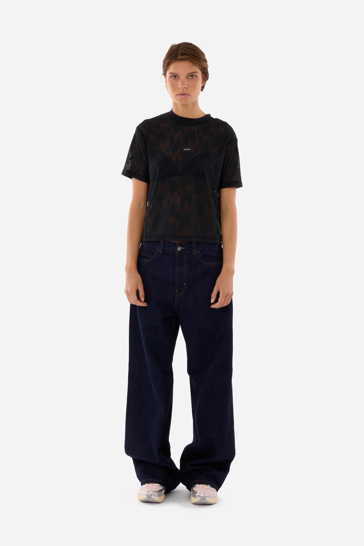 Satisfy Space-Lace T-Shirt Black SA 21030-00001