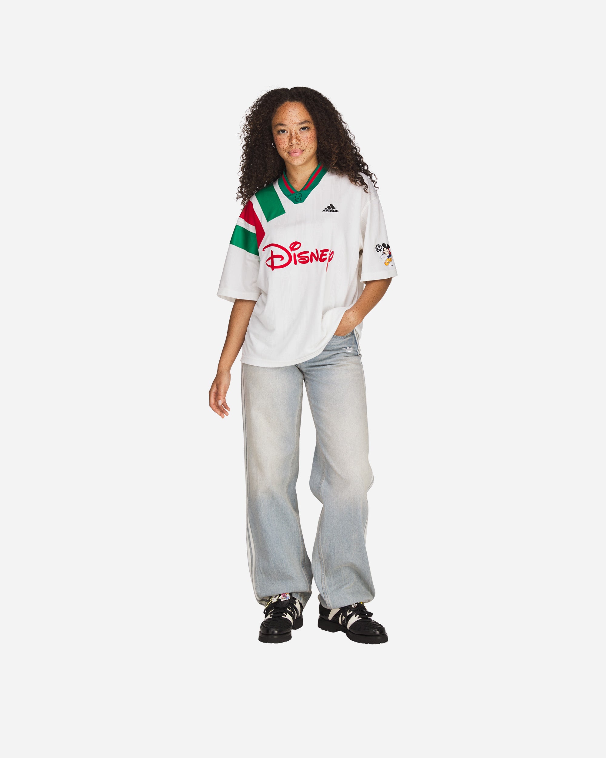 adidas Originals adidas Originals x Brain Dead x Disney Football Jersey CWHITE KR2689
