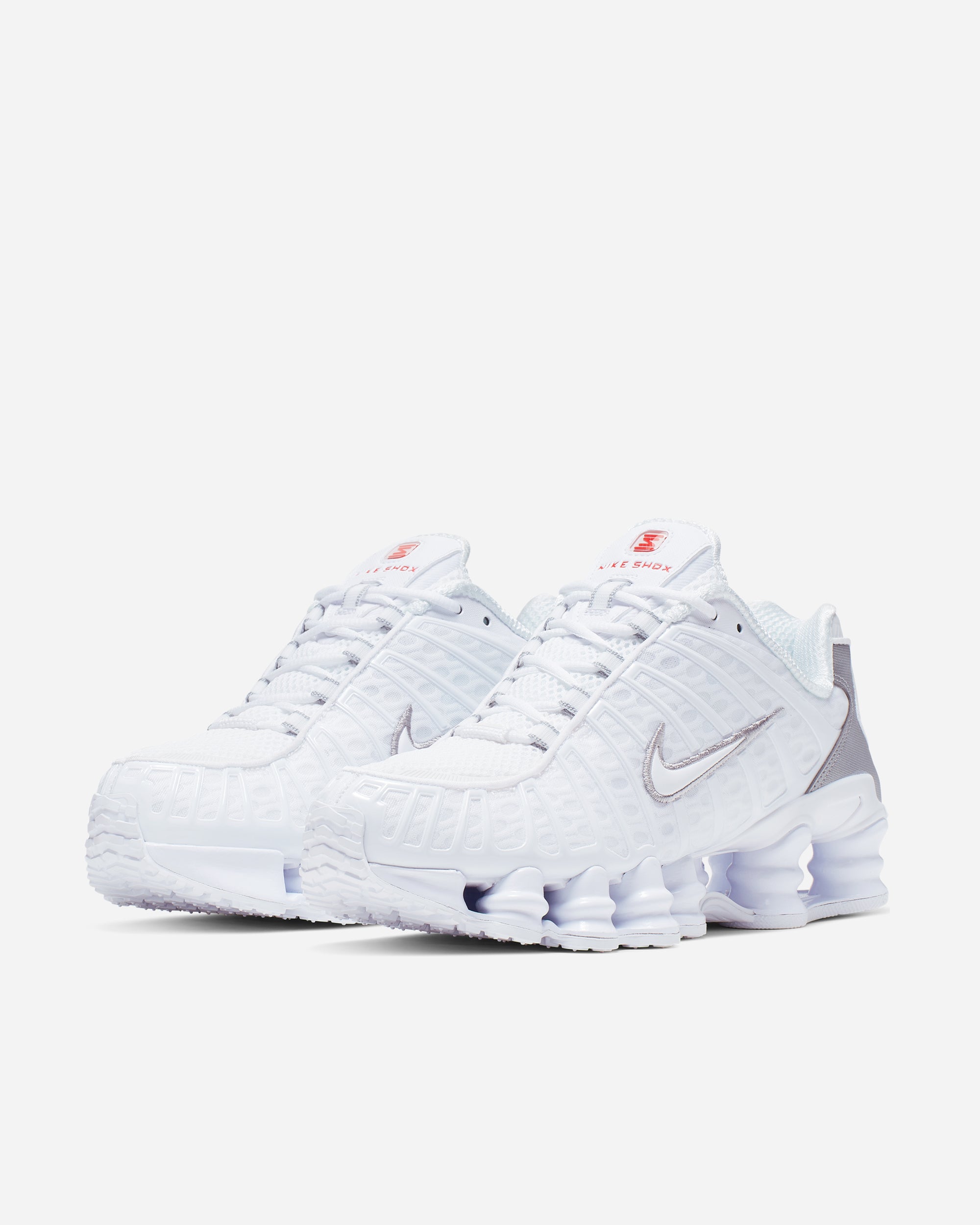 Nike Shox TL White/Metallic Silver AR3566-100