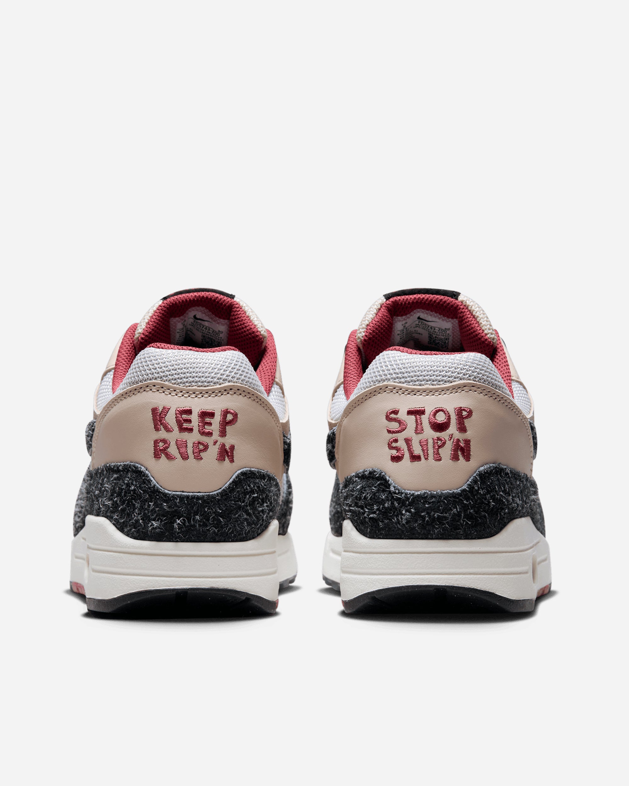 Nike Air Max 1 'Keep Rippin' Stop Slippin' PEARL WHITE/BLACK GREY-CEDAR FD5743-200