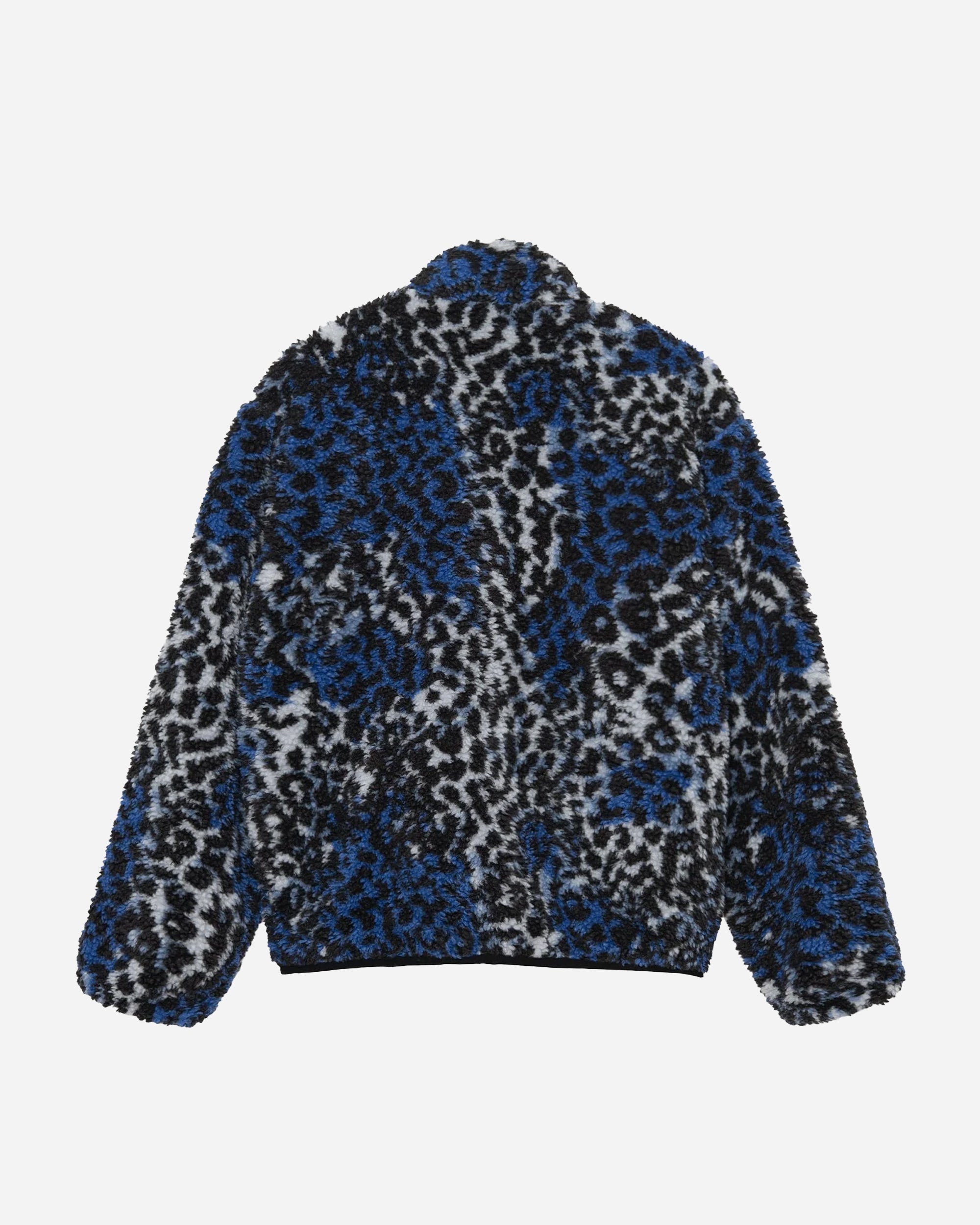 Stüssy Sherpa Reversible Jacket blue leopard 118529-3156