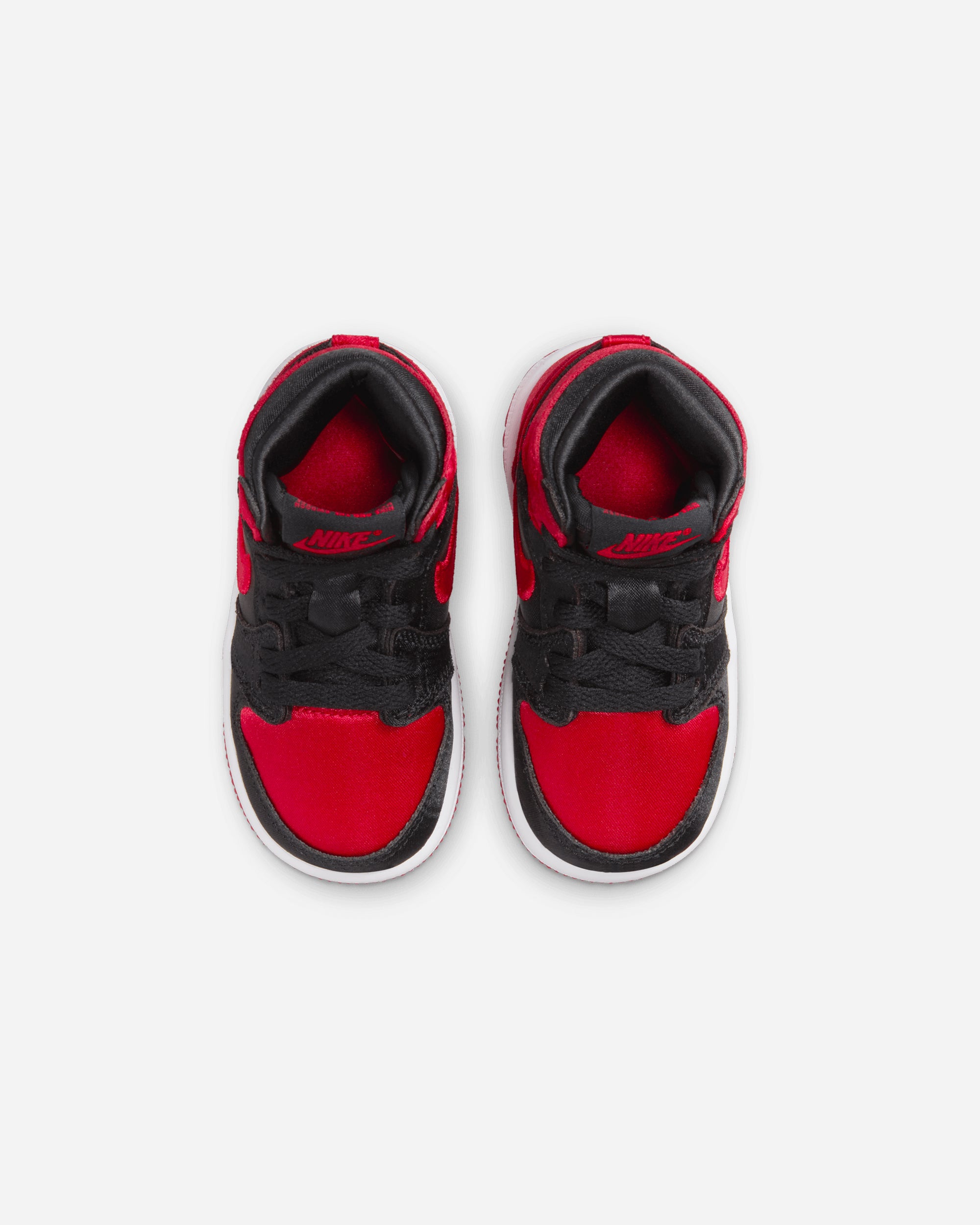 Jordan Brand Jordan 1 Retro High OG 'Satin Bred' (Toddler) BLACK/UNIVERSITY RED-WHITE FD5305-061
