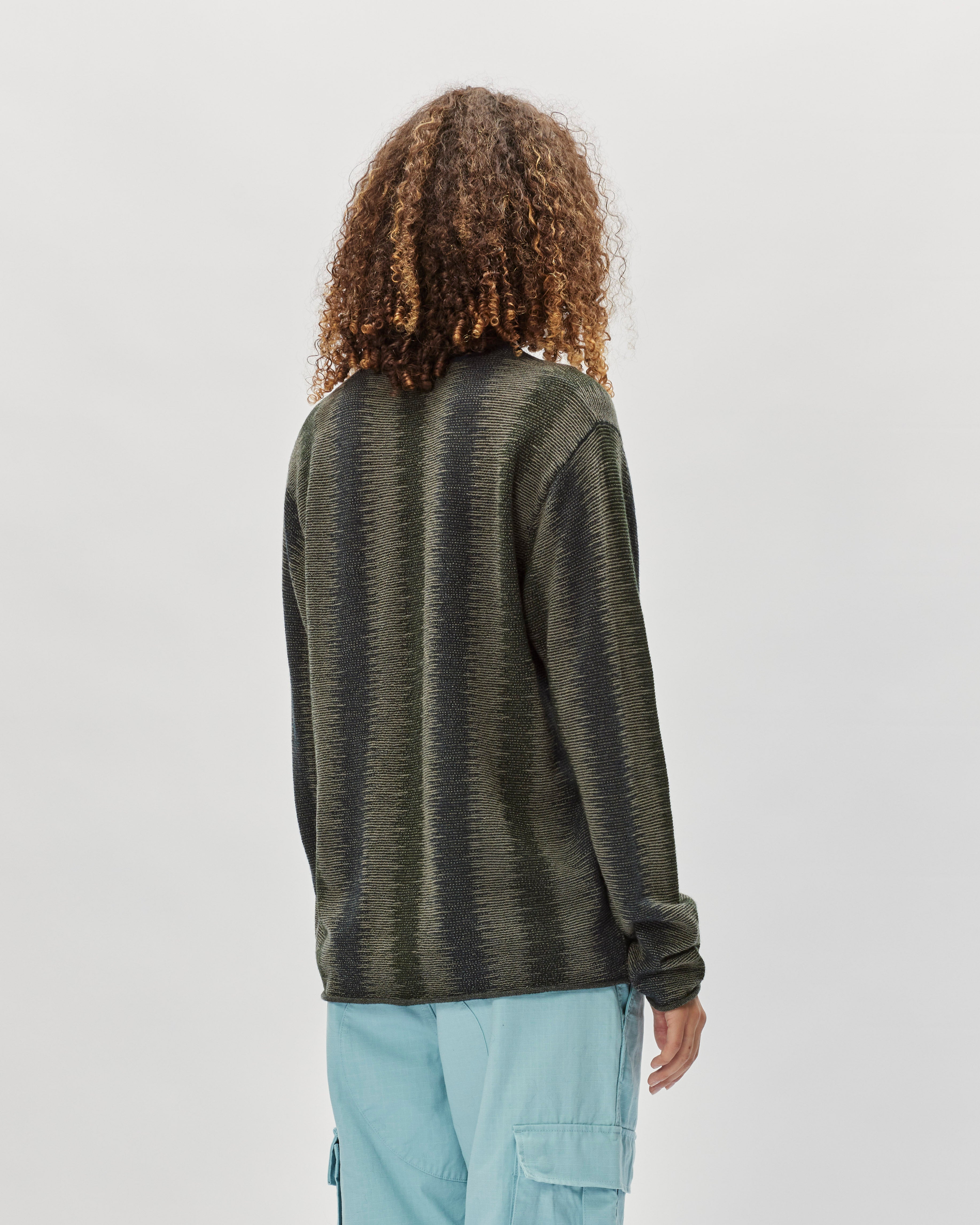 Stüssy Shadow Stripe Sweater Olive 117191-0403