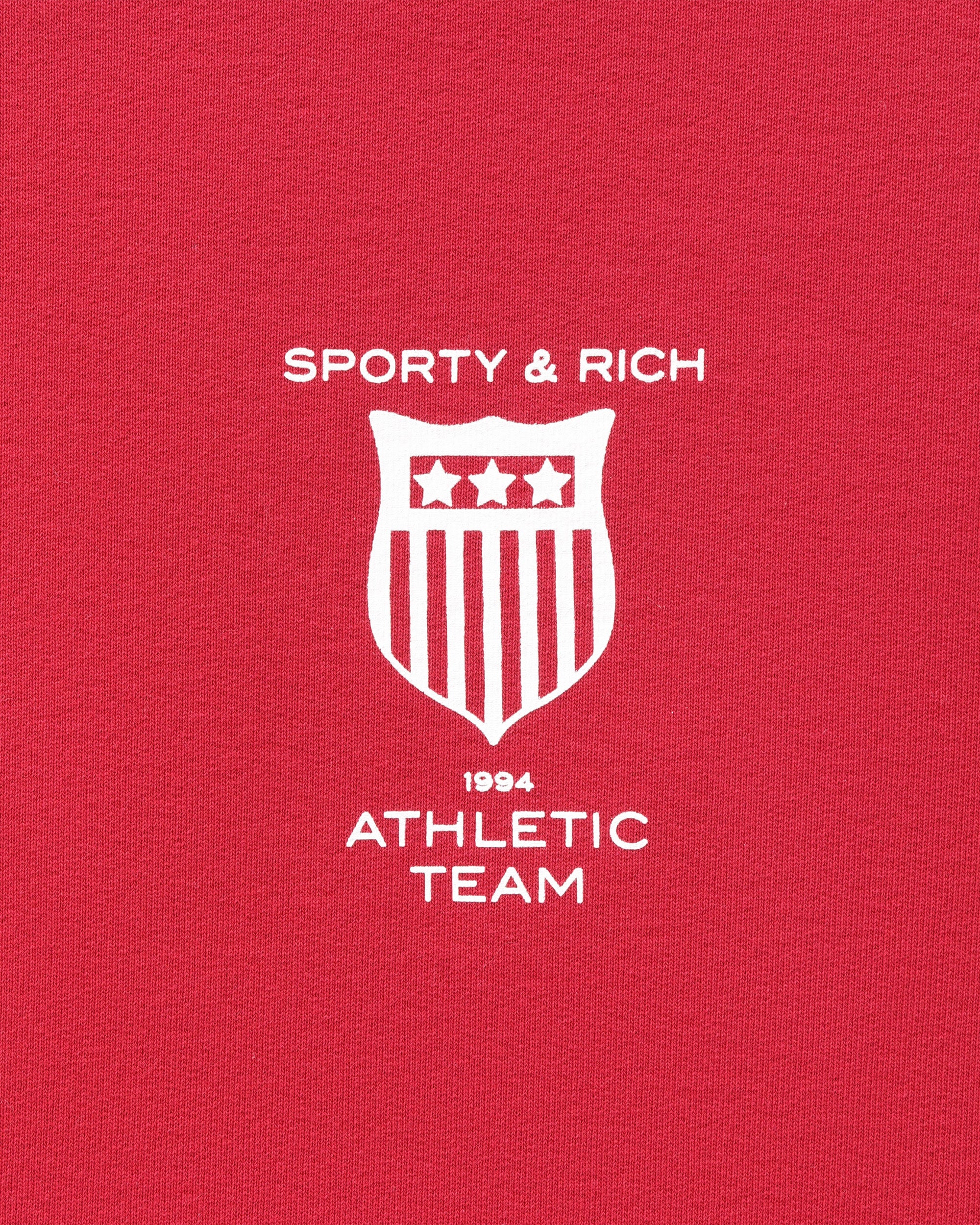 Sporty & Rich Athletic Team Gym Short Ruby SH631RU