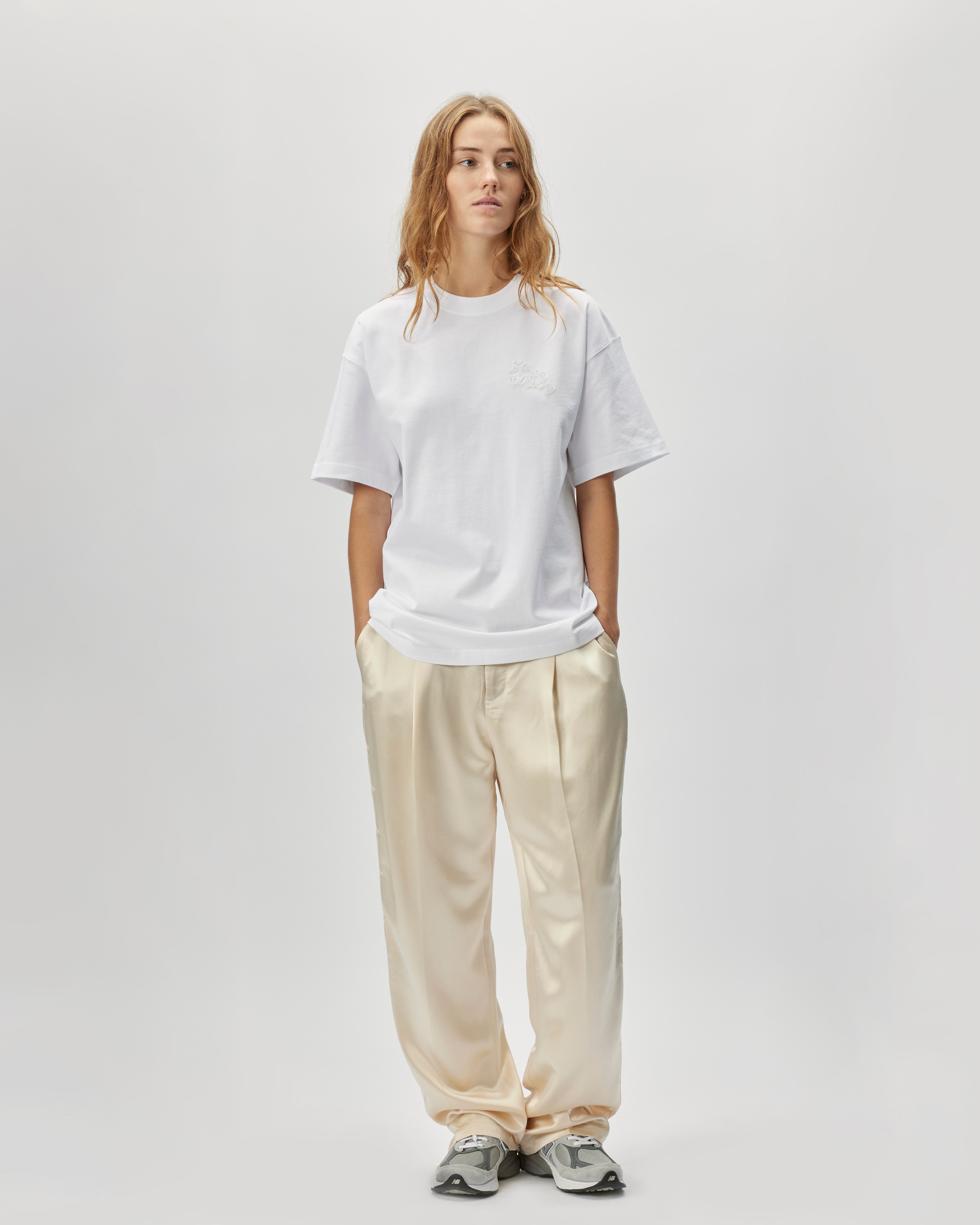 Soulland Ula Embroided Pant Off White 32051-1225