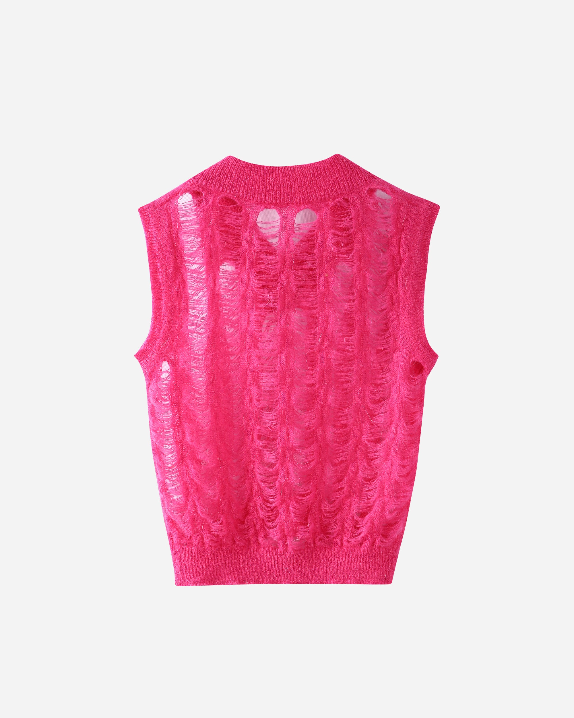 Andersson Bell Meadow Mohair Vest FUCHSIA PINK atb989w-FPNK