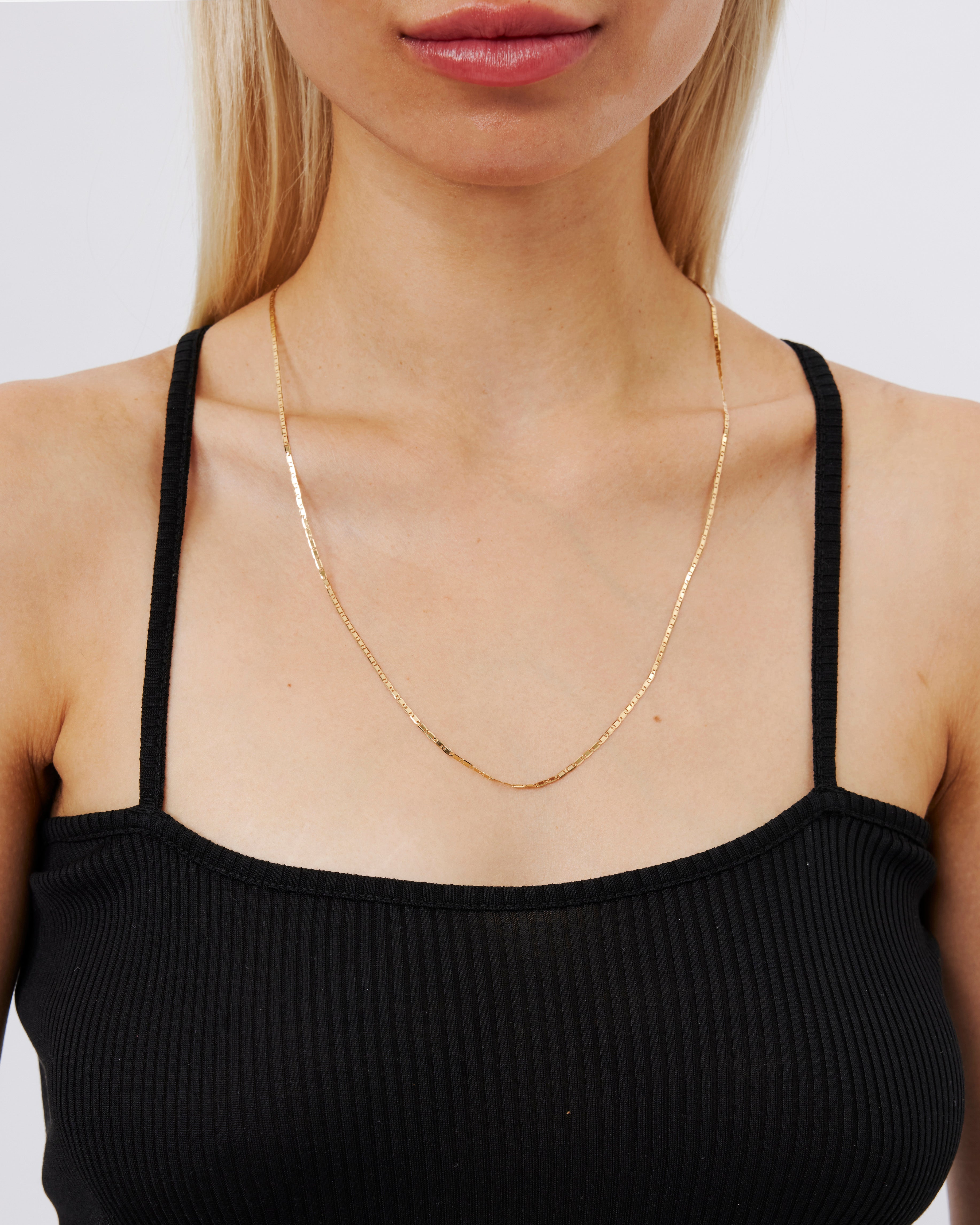 Maria Black Karen 70 verstelbare ketting Goldplated Silver 300335