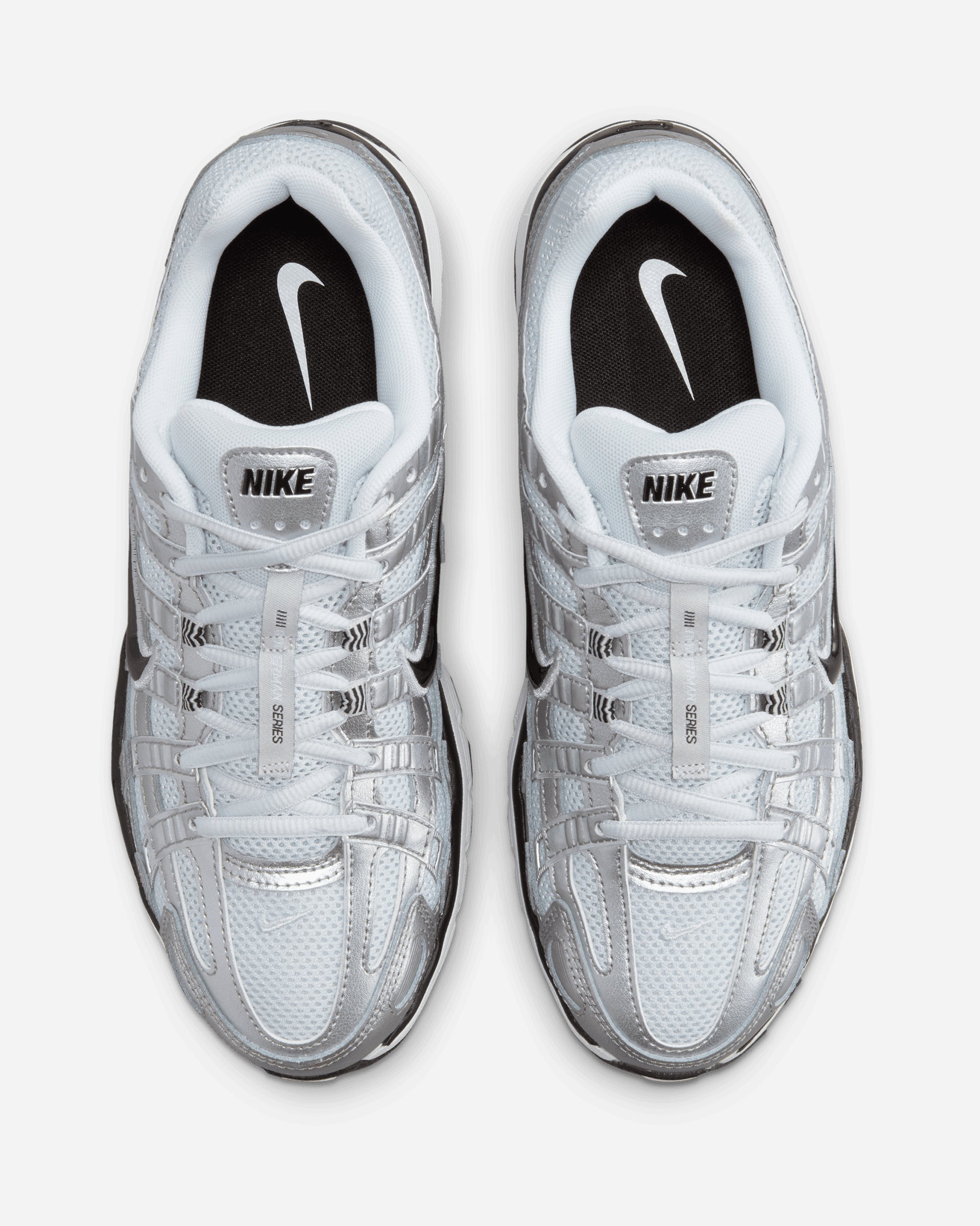 Nike P-6000 WHITE/BLACK-METALLIC SILVER FD9876-101