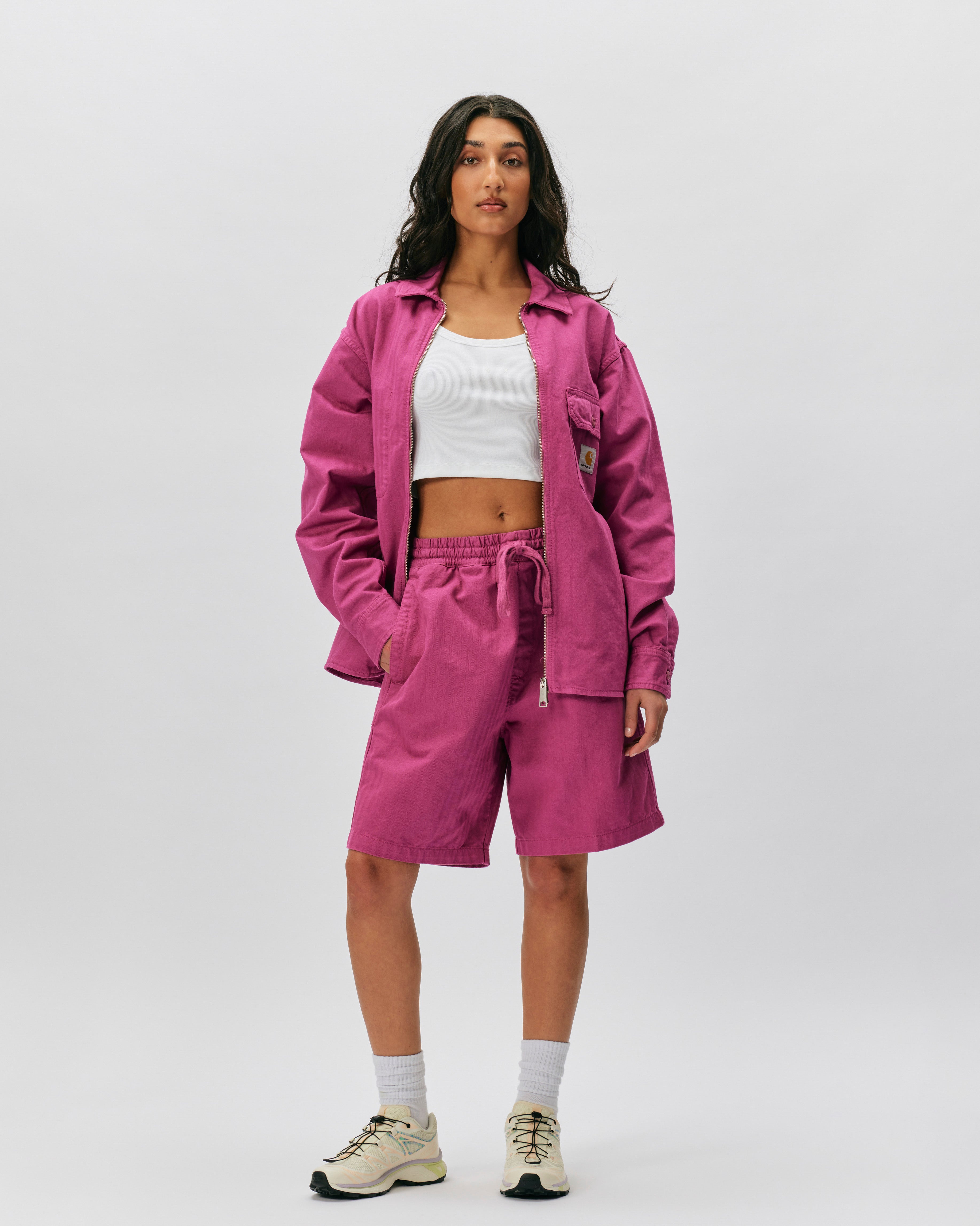 Carhartt WIP Rainer Shirt Jacket Magenta I033276-1YTGD