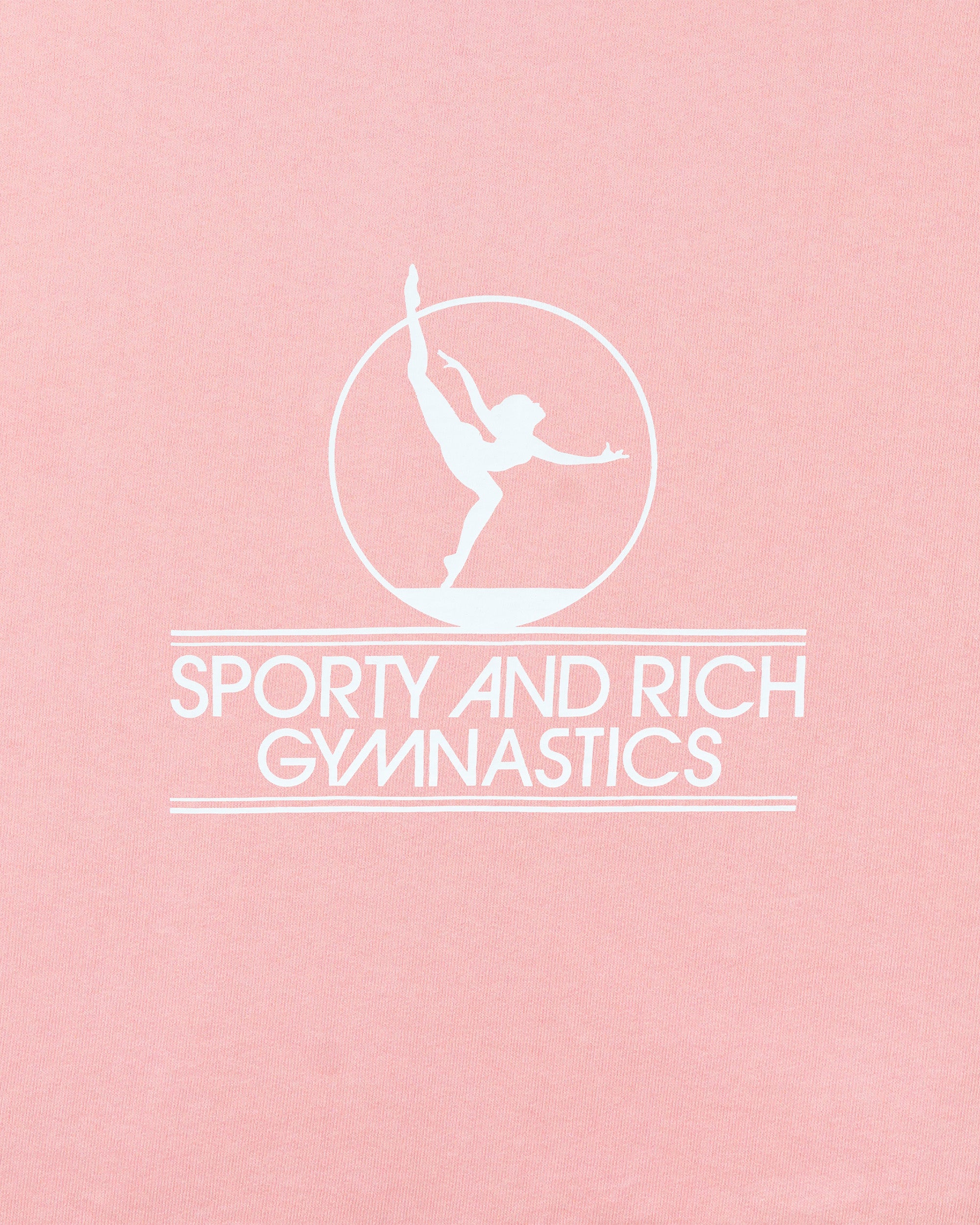 Sporty & Rich Gymnastics Crewneck Rose CR481RO