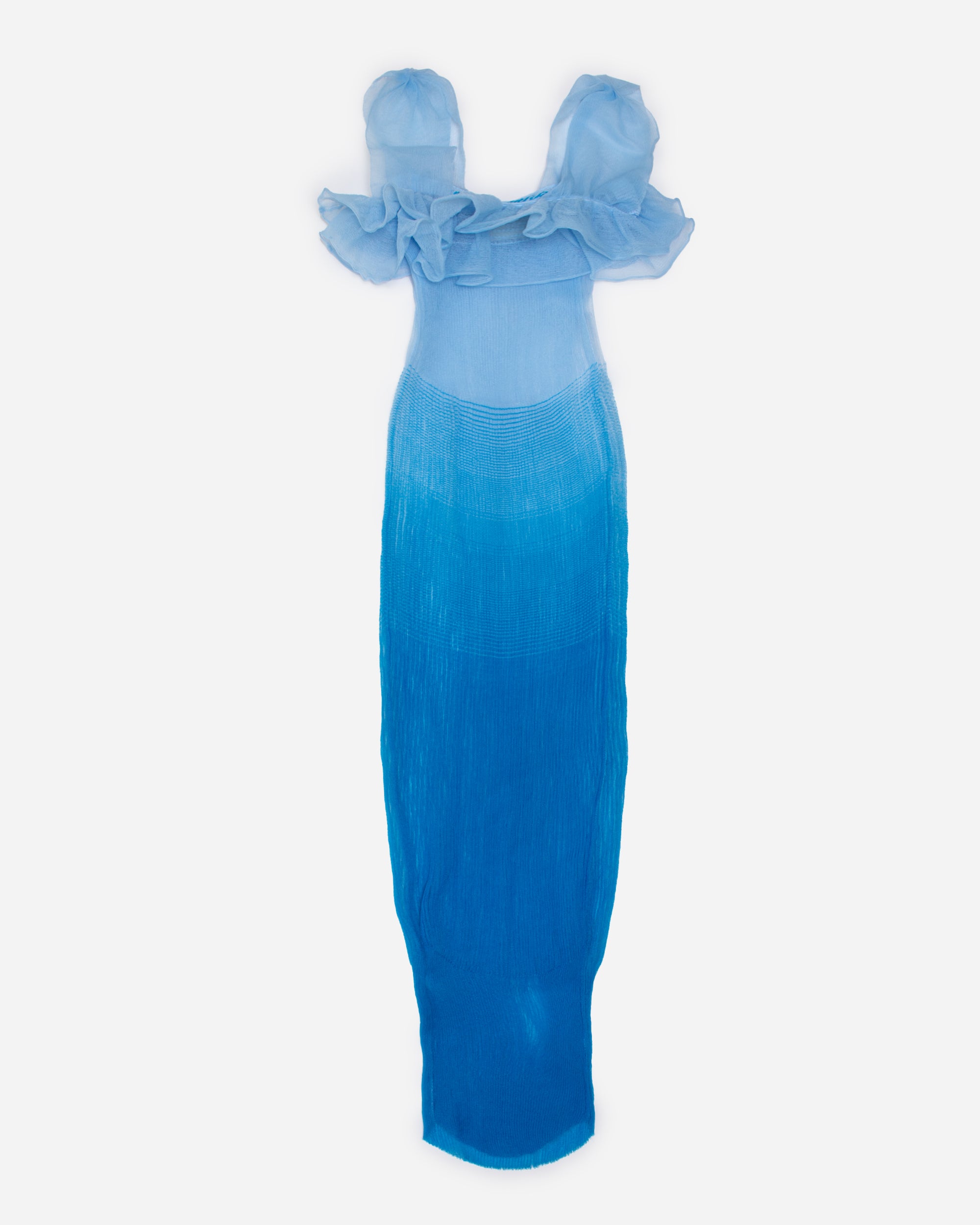 Nadia Wire Secret gradient dress light blue/blue 622-LBLU