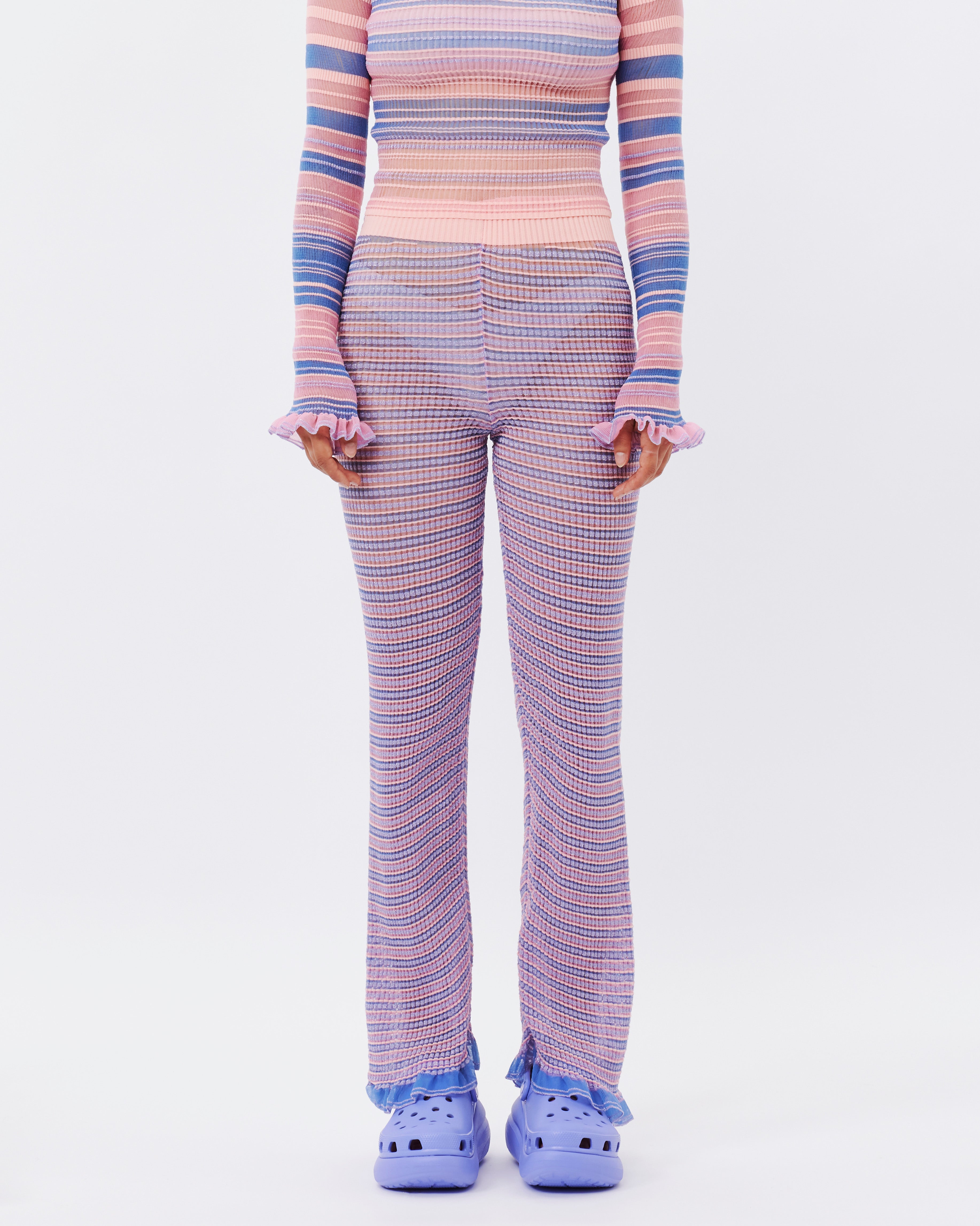 Nadia Wire Sweet secret trouser pink/powder blue 546-PNK