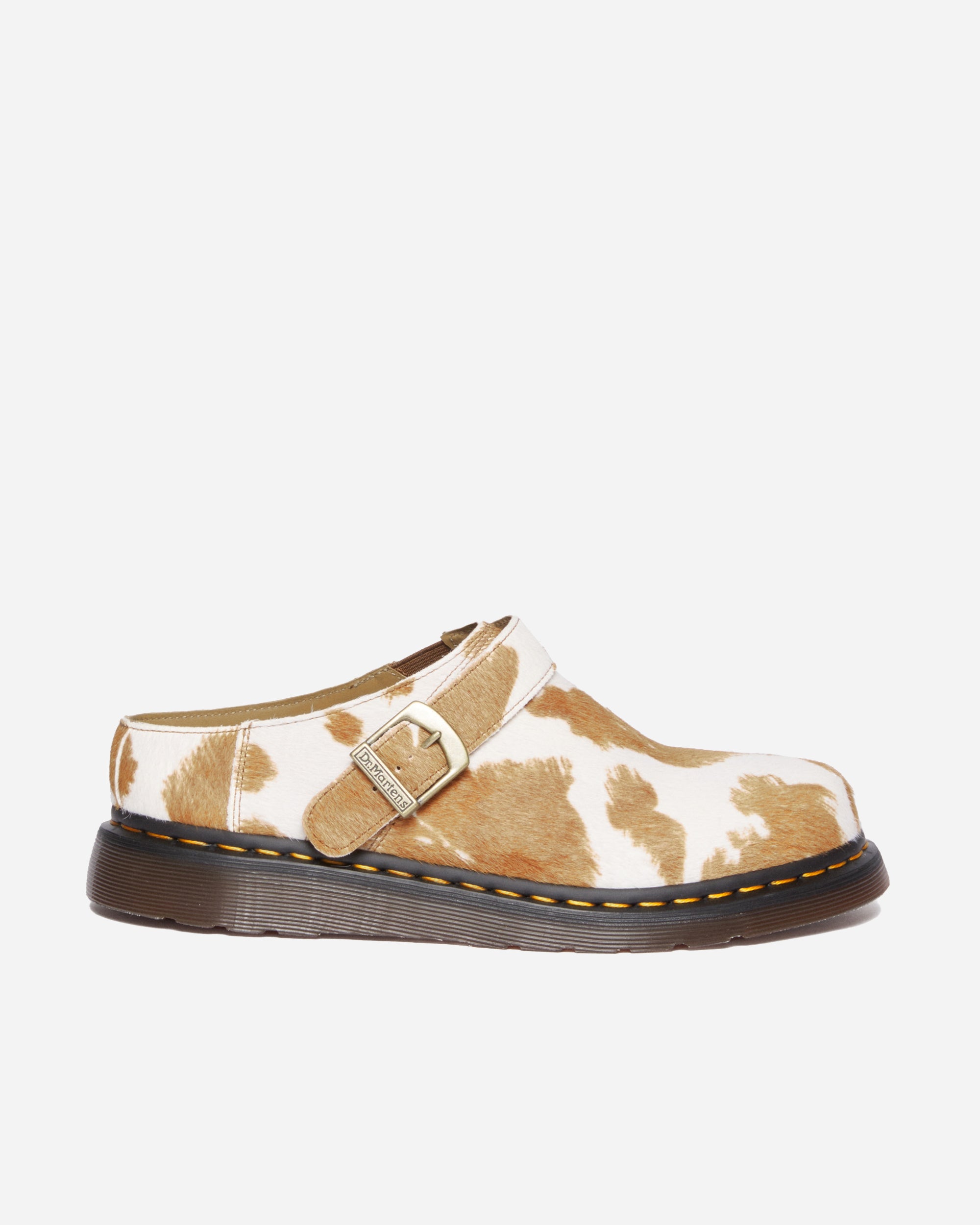 Dr. Martens Isham Buckle Mule Jersey Cow Print 31088934