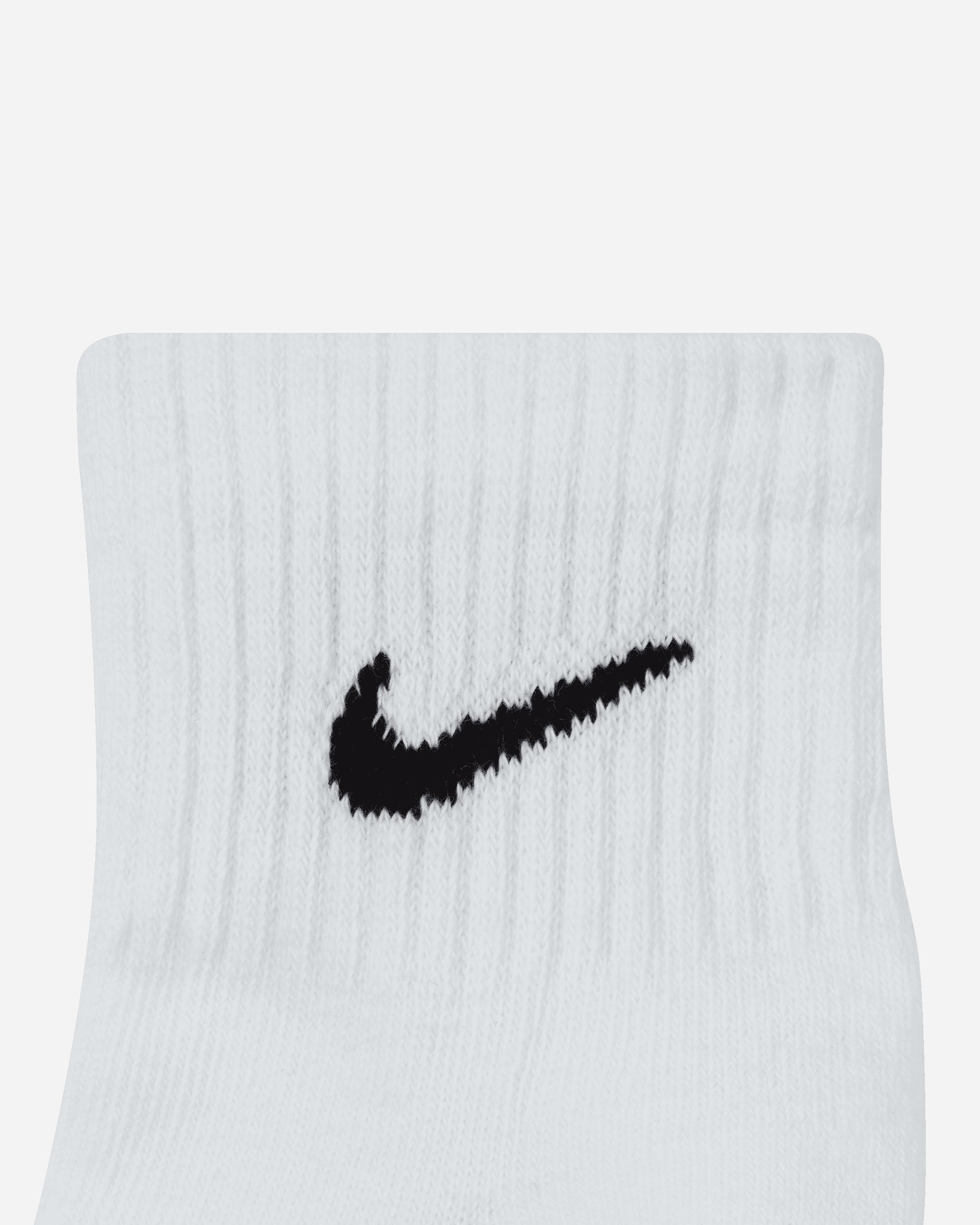 Nike Everyday Cushioned Training Ankle Socks (3 Pairs) WHITE/BLACK SX7667-100