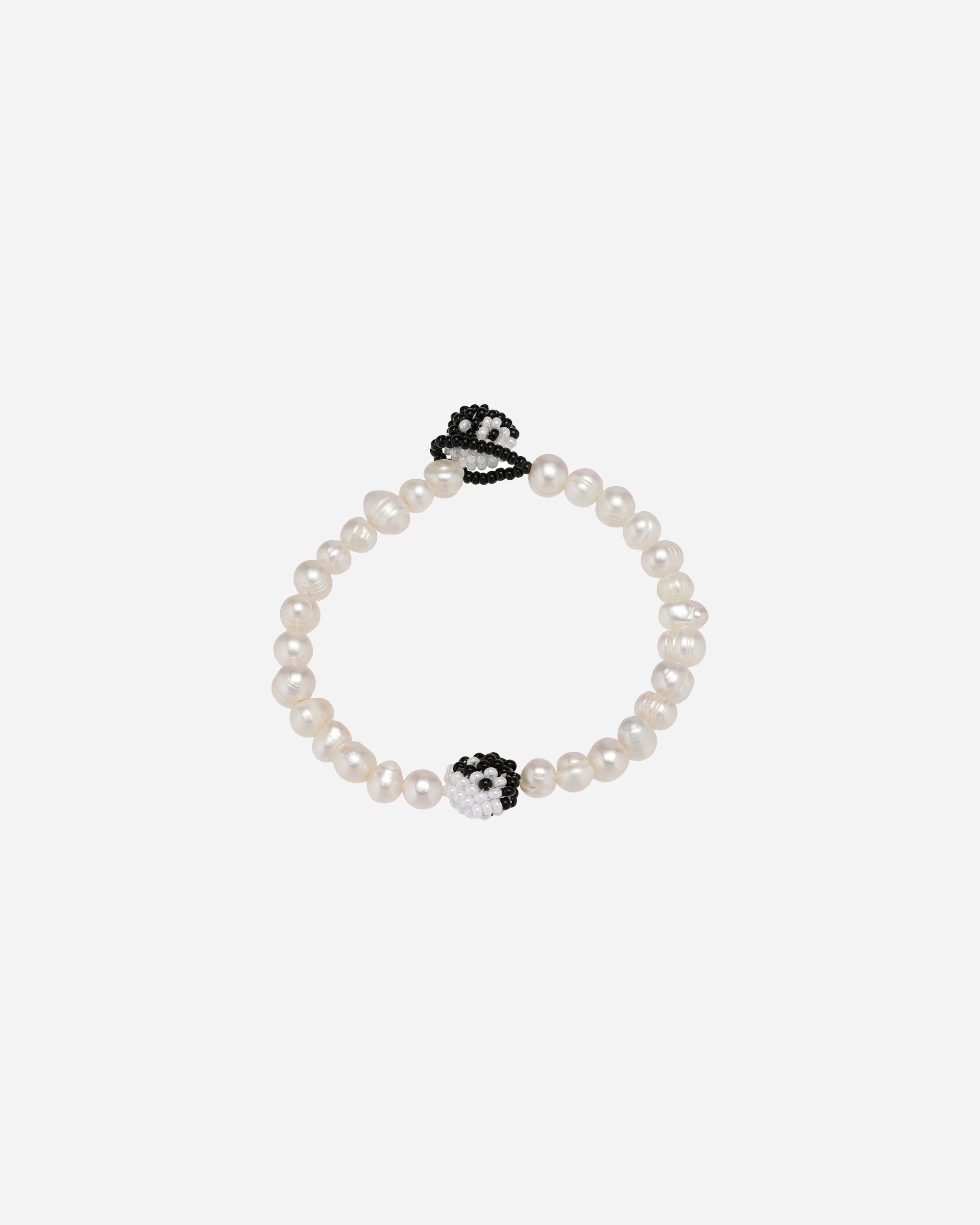 Pura Utz Pearl Black White Yin Yang Bracelet BLACK/WHITE PU-BUL-17