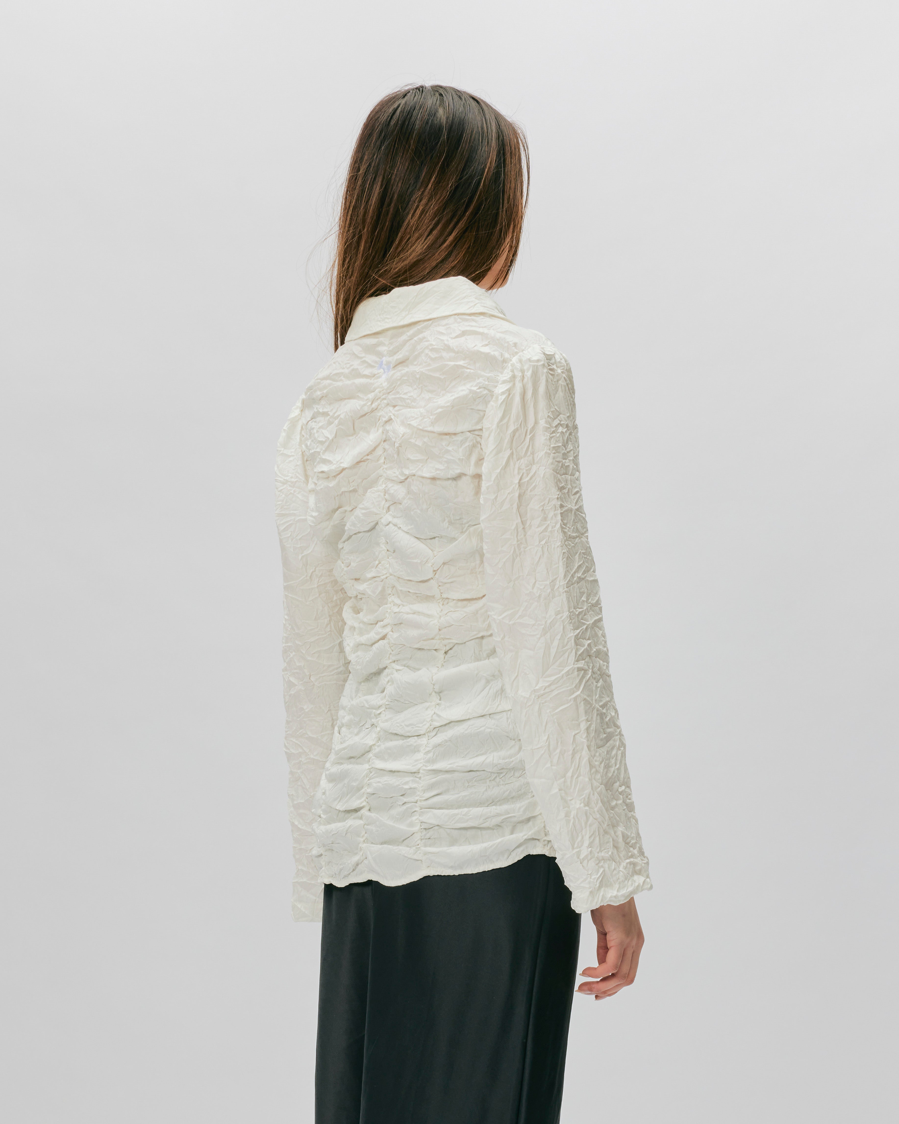 OpéraSPORT Teresa Ruched Shirt WHITE Z33-WHT