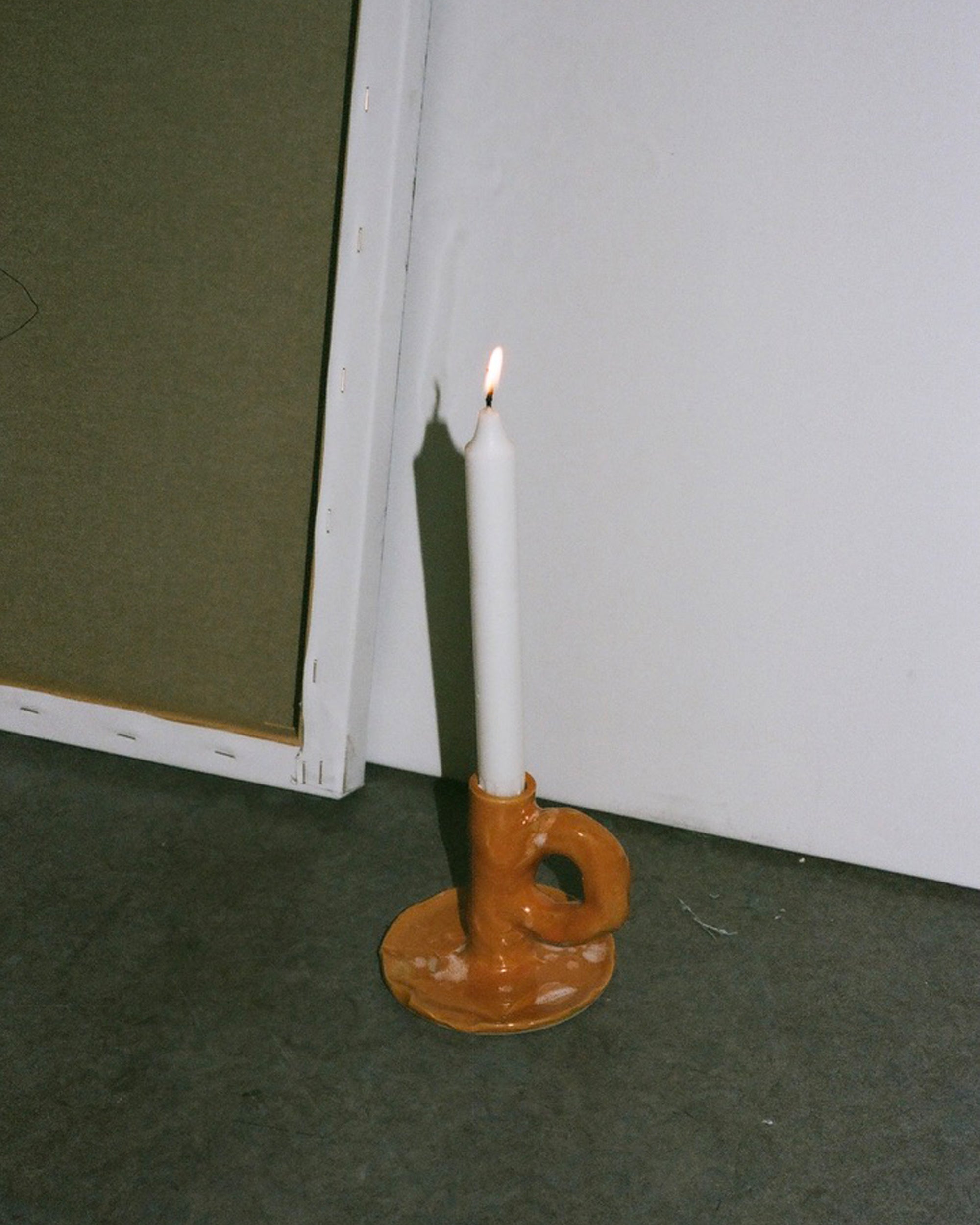 NIKO JUNE Studio Candlestick Orange 10012_22-ST-CA-OR