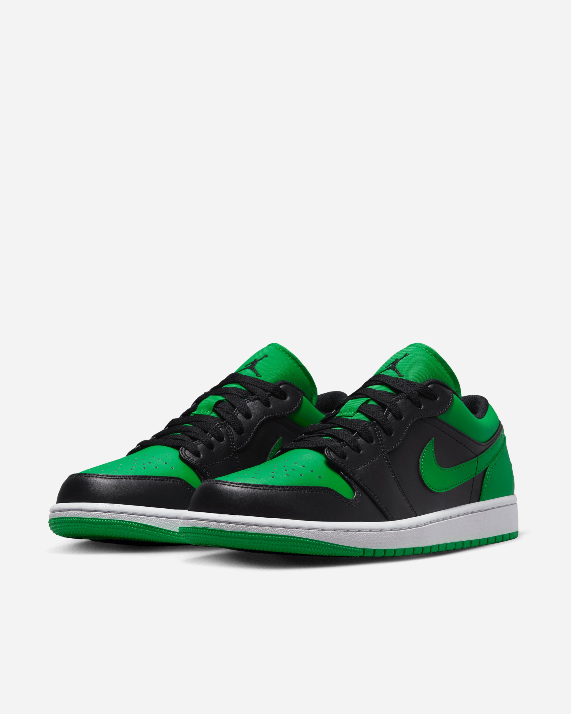 Jordan Brand Air Jordan 1 Low 'Lucky Green' BLACK/BLACK-LUCKY GREEN-WHITE 553558-065