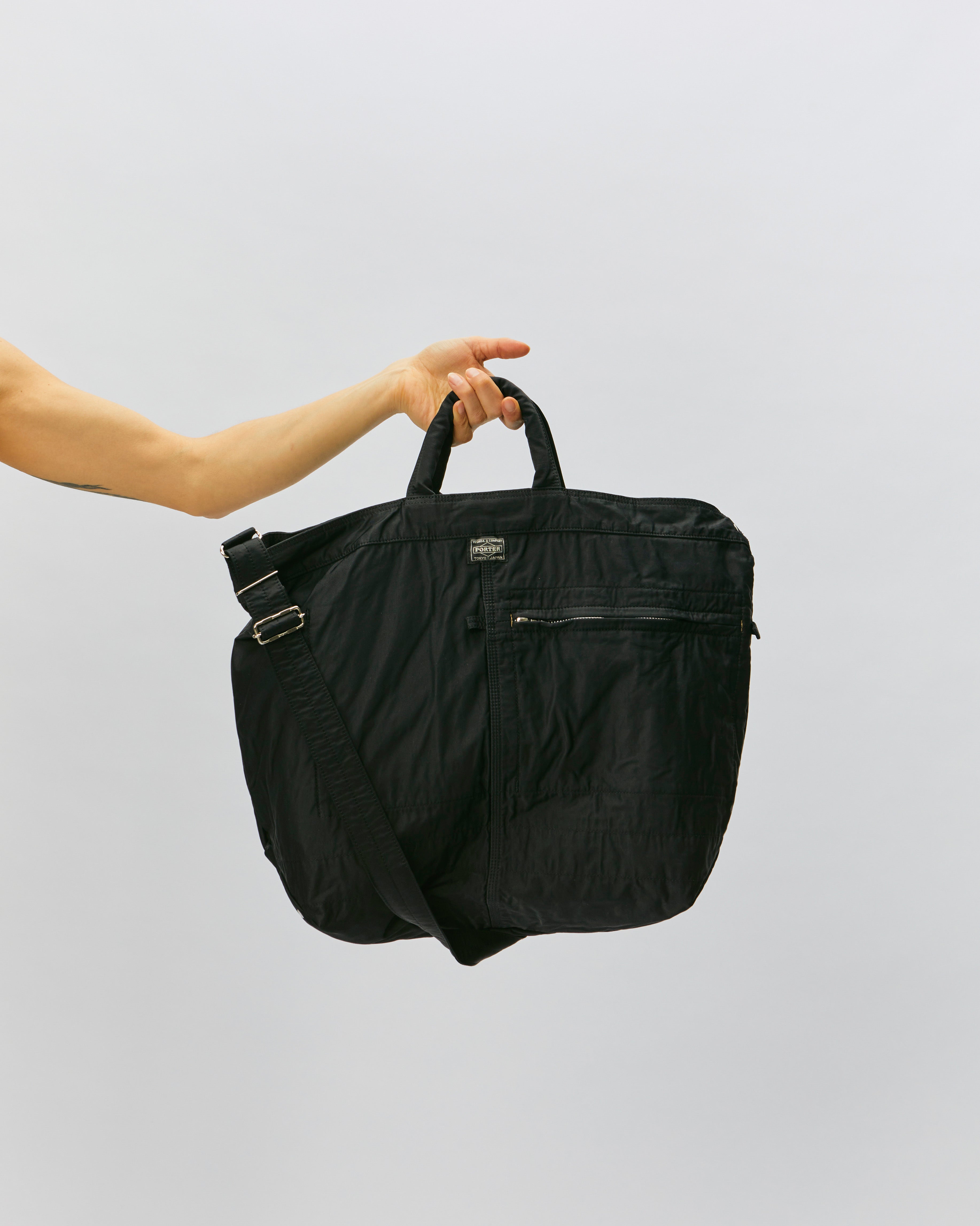 PORTER - Yoshida & Co Mile 2Way Tote Bag Large Black 754-15107-10