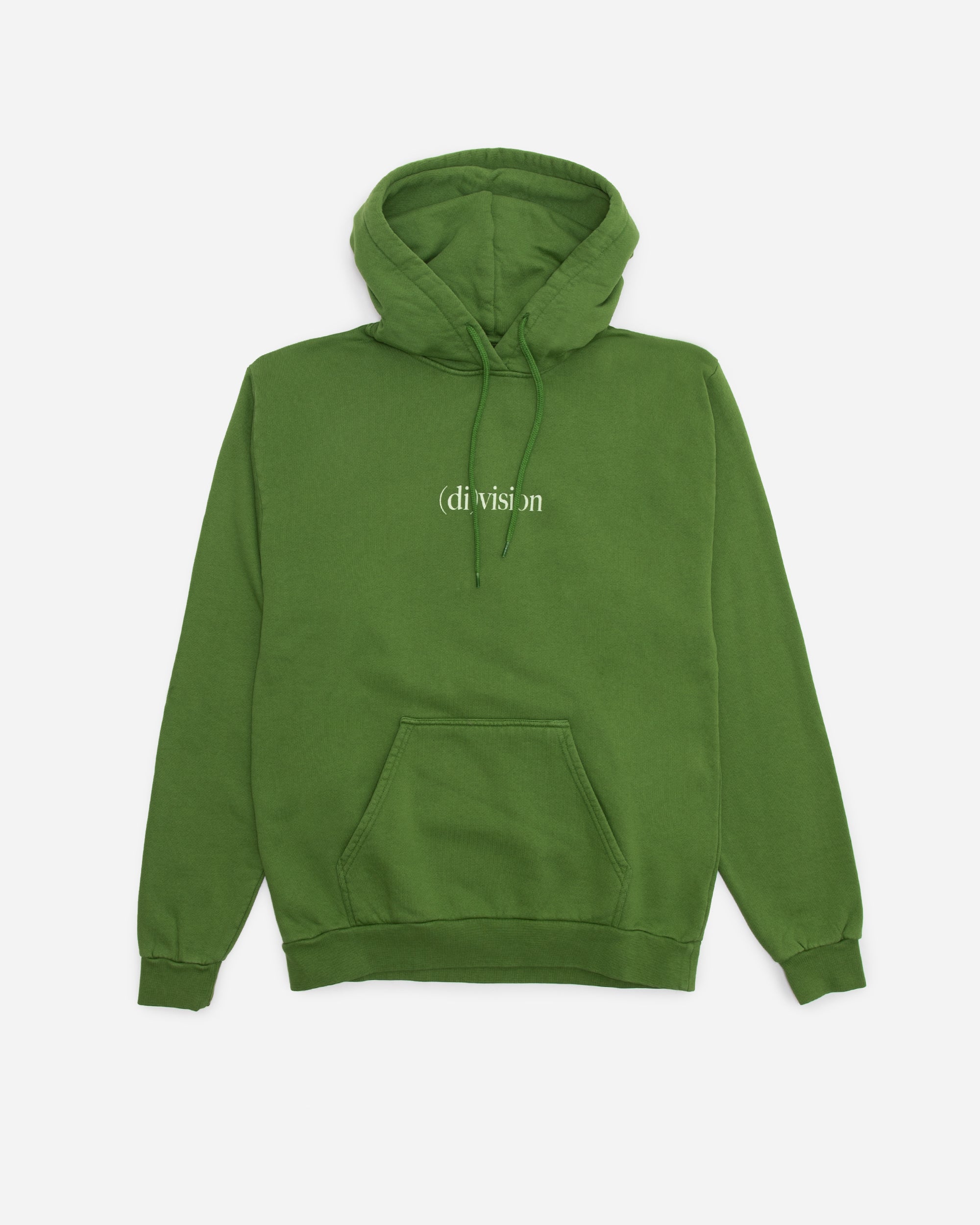 (DI)VISION Logo Hoodie Cotton Hedge Green AW21_D_009-1