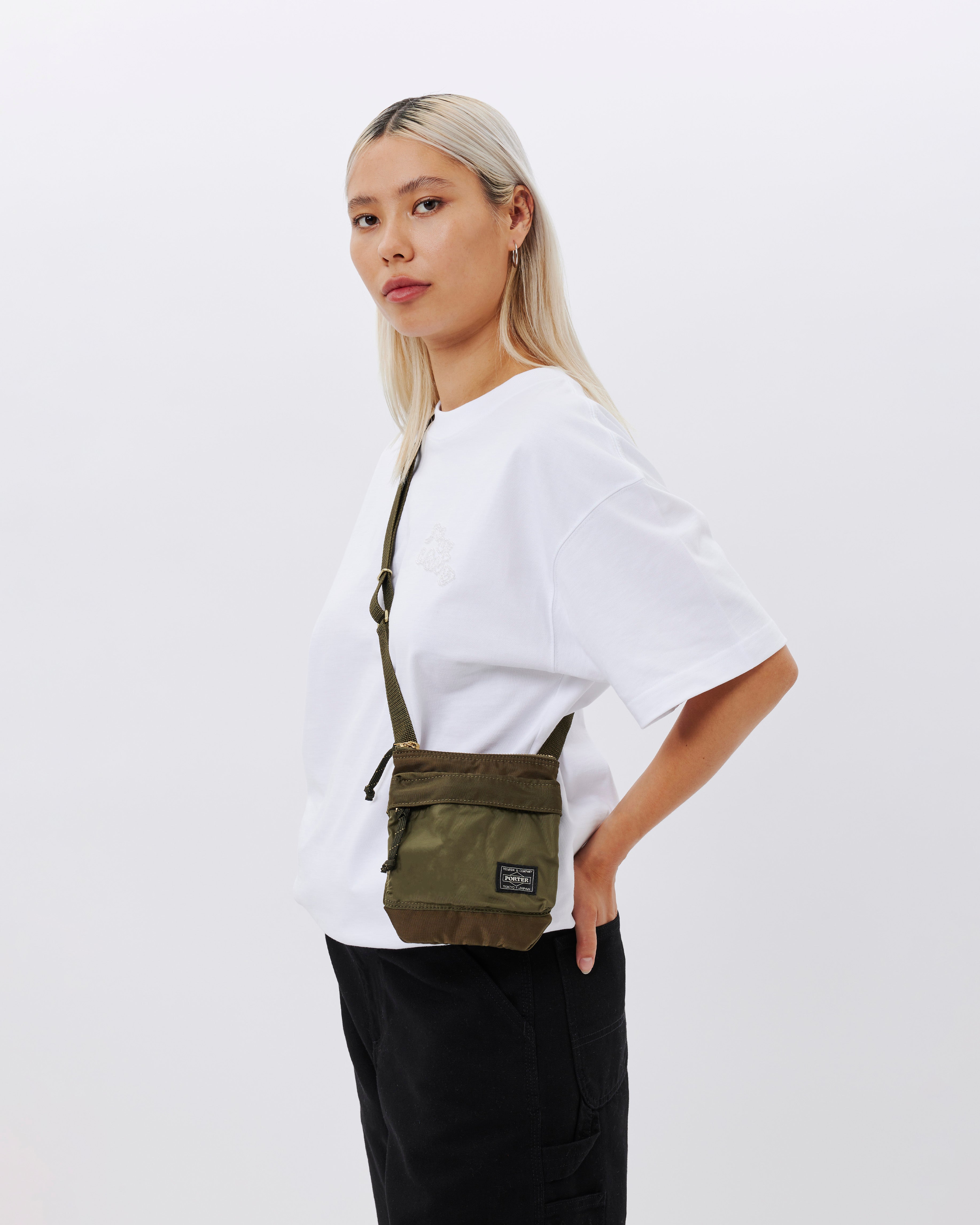 Porter Yoshida & Co Force Shoulder Pouch OLIVE DRAB 855-05461-30