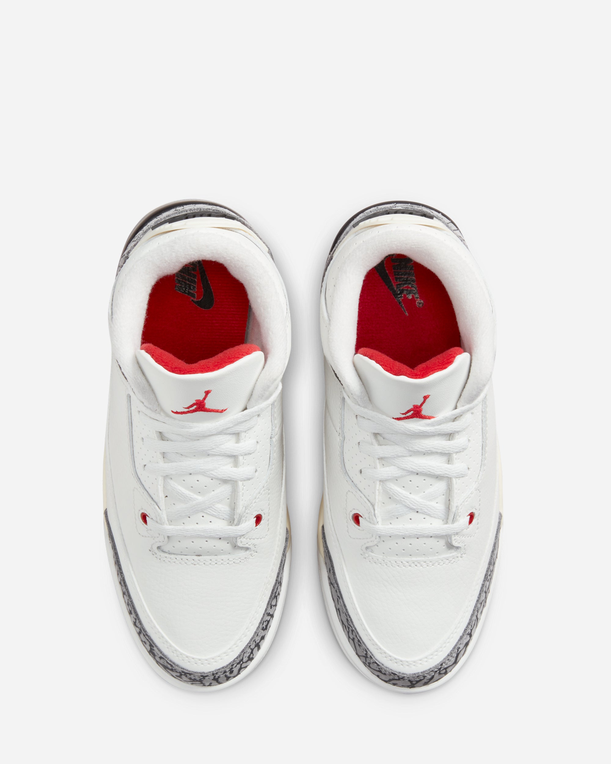 Jordan Brand Jordan 3 Retro 'White Cement Reimagined' (Preschool) SUMMIT WHITE/FIRE RED-BLACK DM0966-100