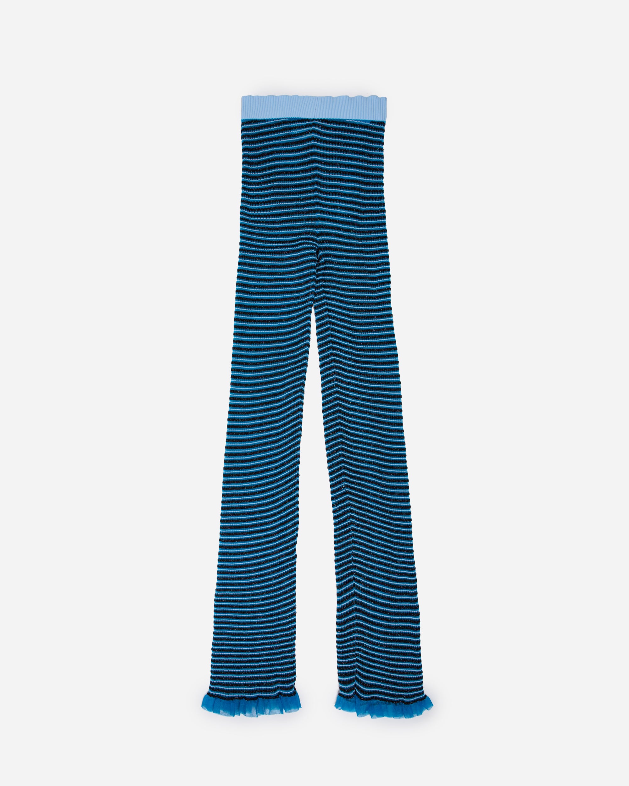 Nadia Wire Secret stripes trouser blue/brown 503-BLU