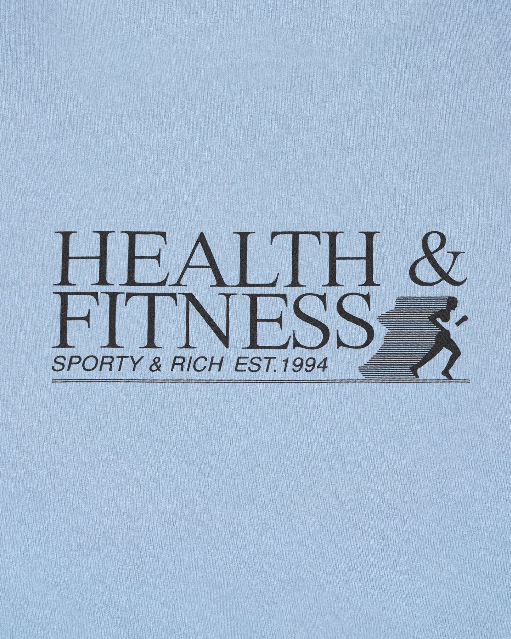 Sporty & Rich Health & Fitness Crewneck Sky Blue CR834SK