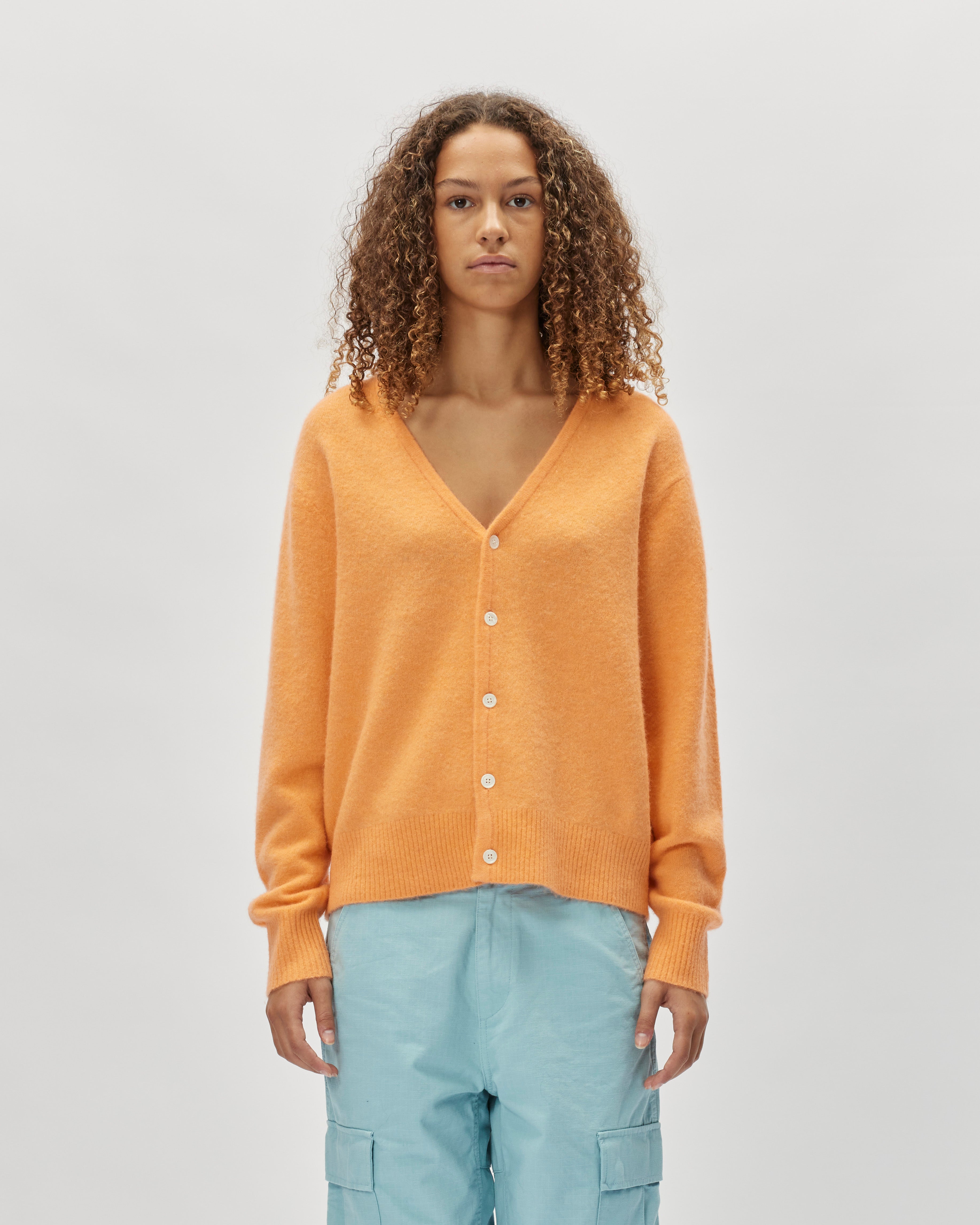 Stüssy Brushed Cardigan Peach 117207-0609