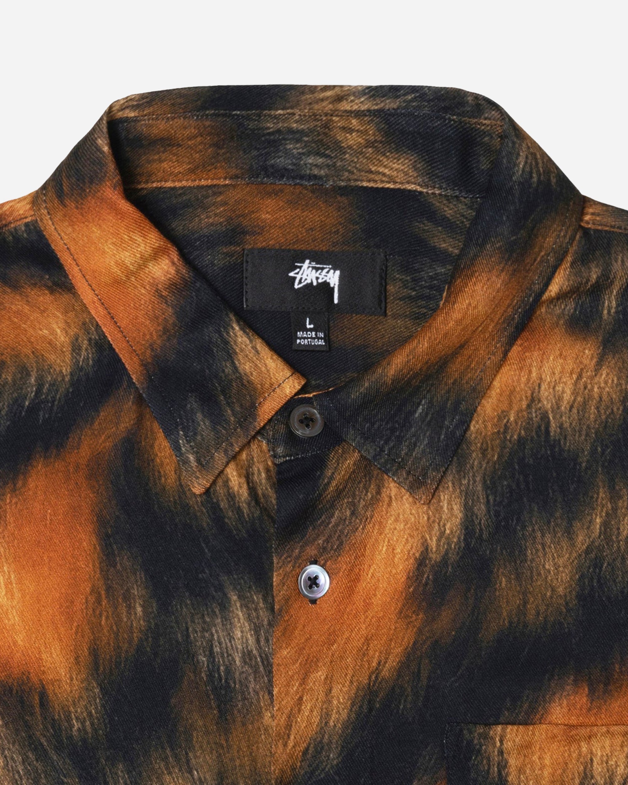 STUSSY Fur Print Shirt Tiger 1110282-924