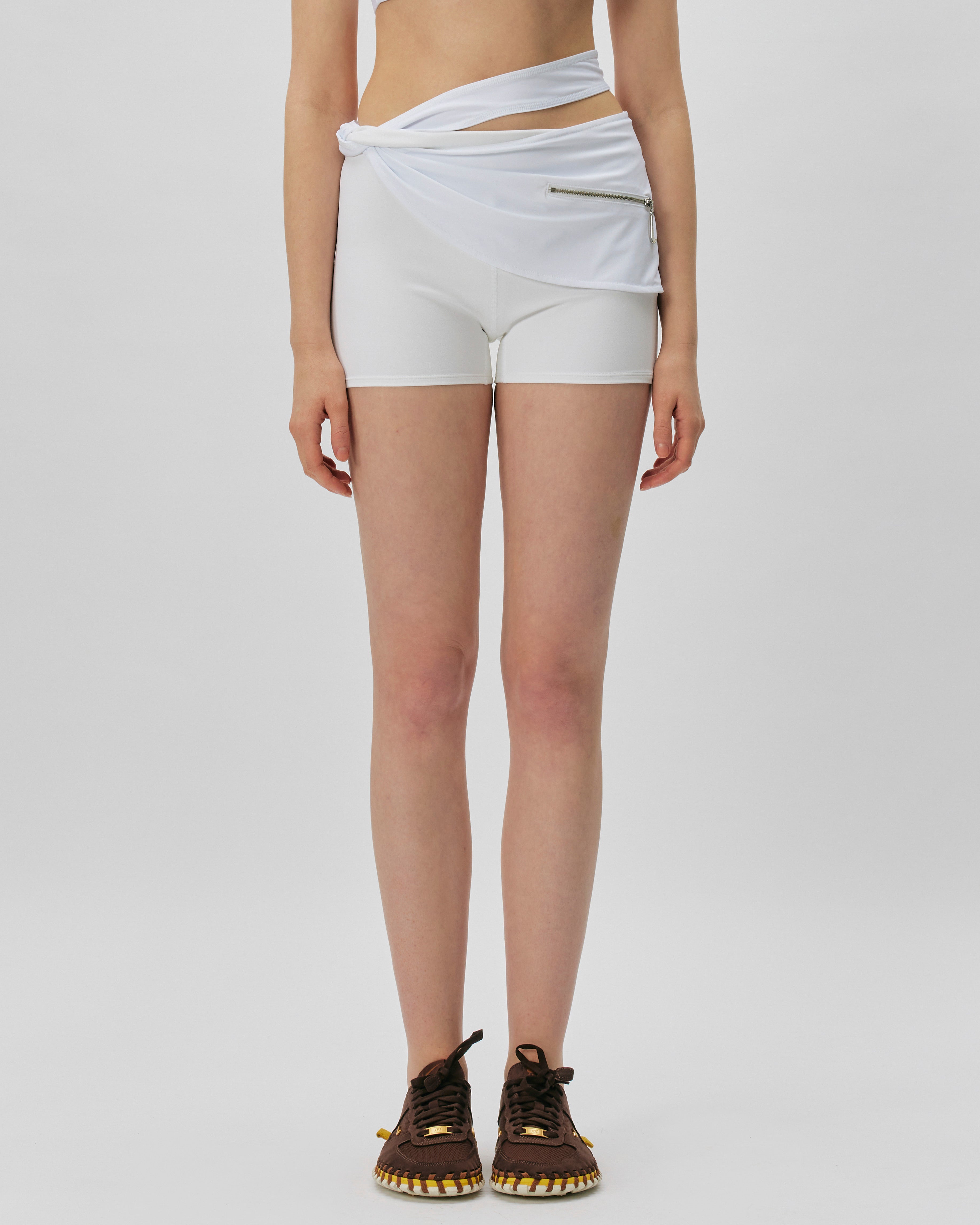 NIKE QS/TZ Nike x JACQUEMUS Layered Shorts WHITE/WHITE FJ3266-100
