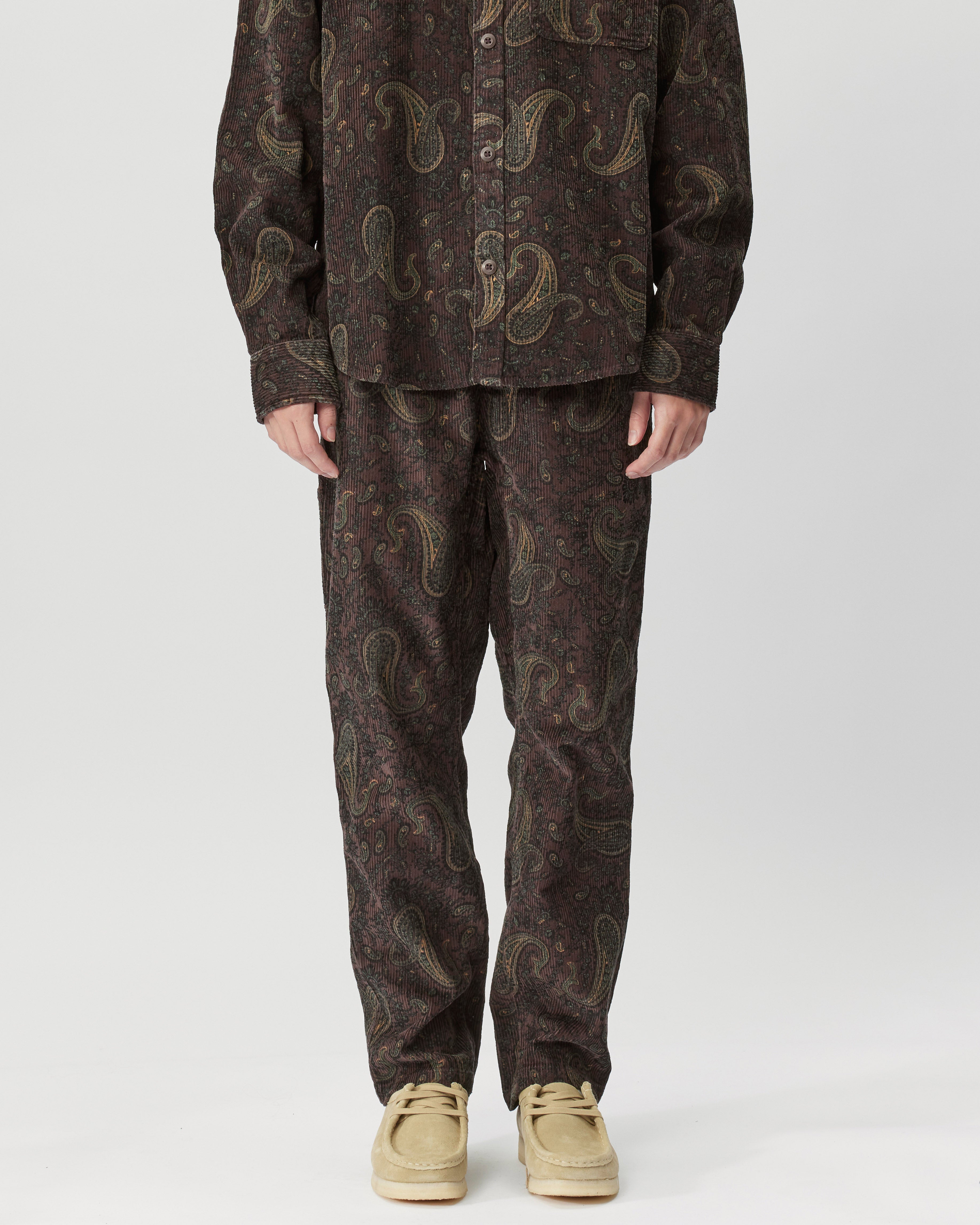 Carhartt WIP Flint Pants Paisley Print, Buckeye I029443-1U60