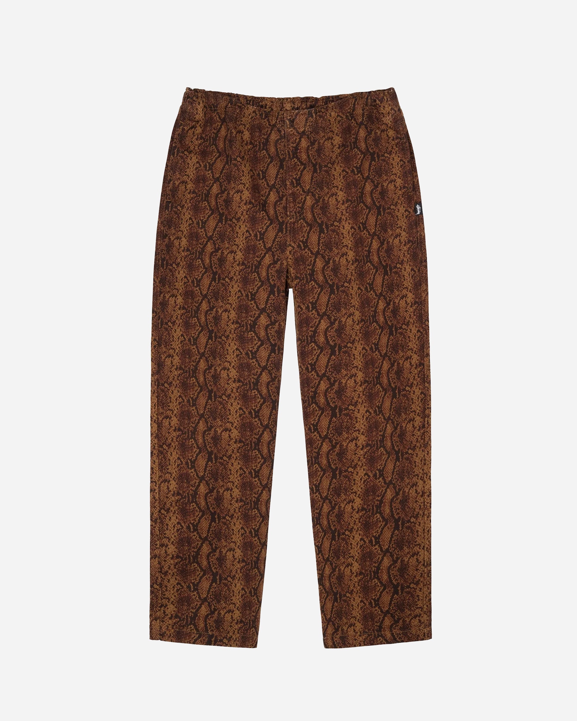 Stüssy Python Beach Pant brown 116589-1001