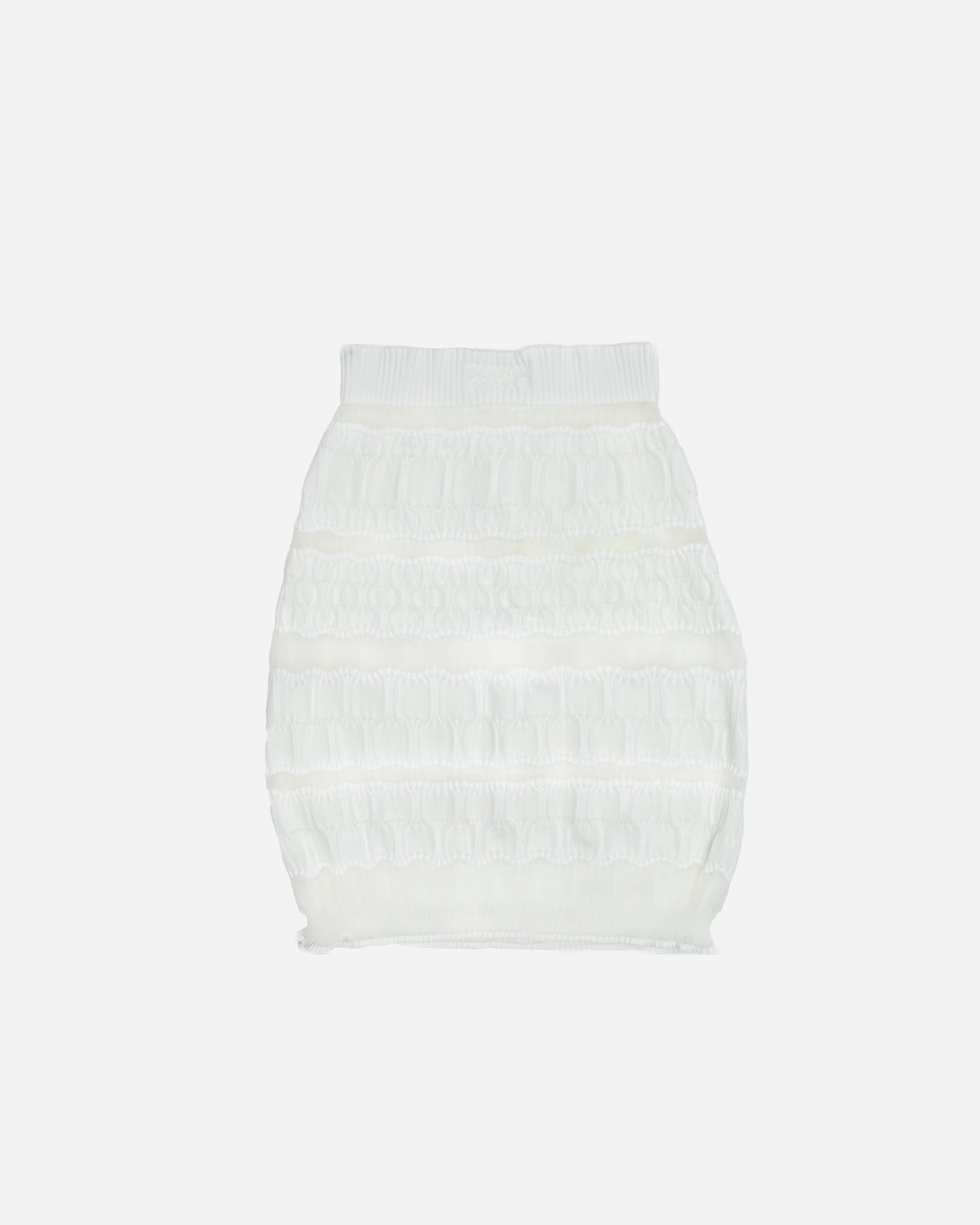Nadia Wire Mini Bubble Skirt White 771-white