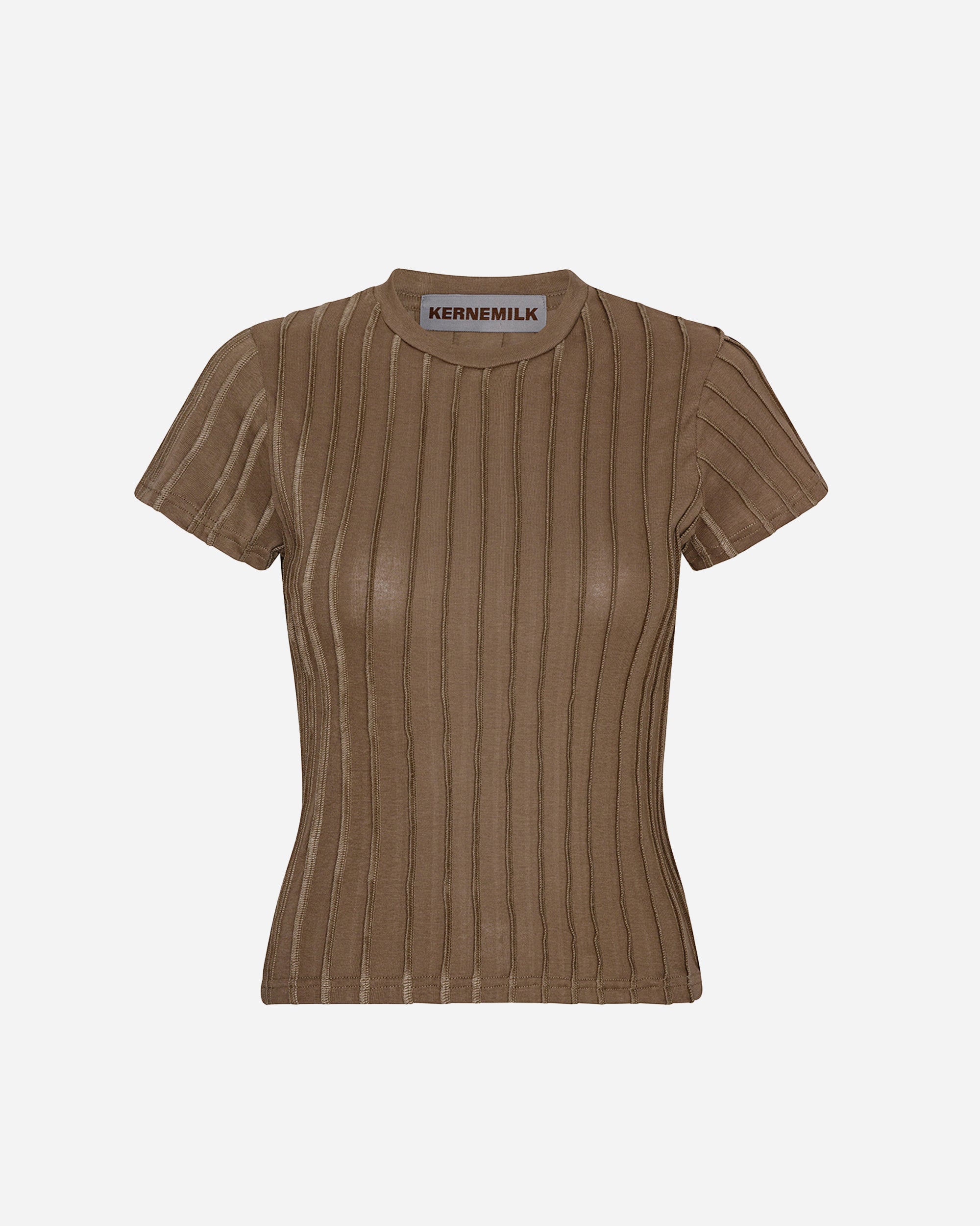 Kernemilk Koko T-shirt Light Brown 8050-6543-0004