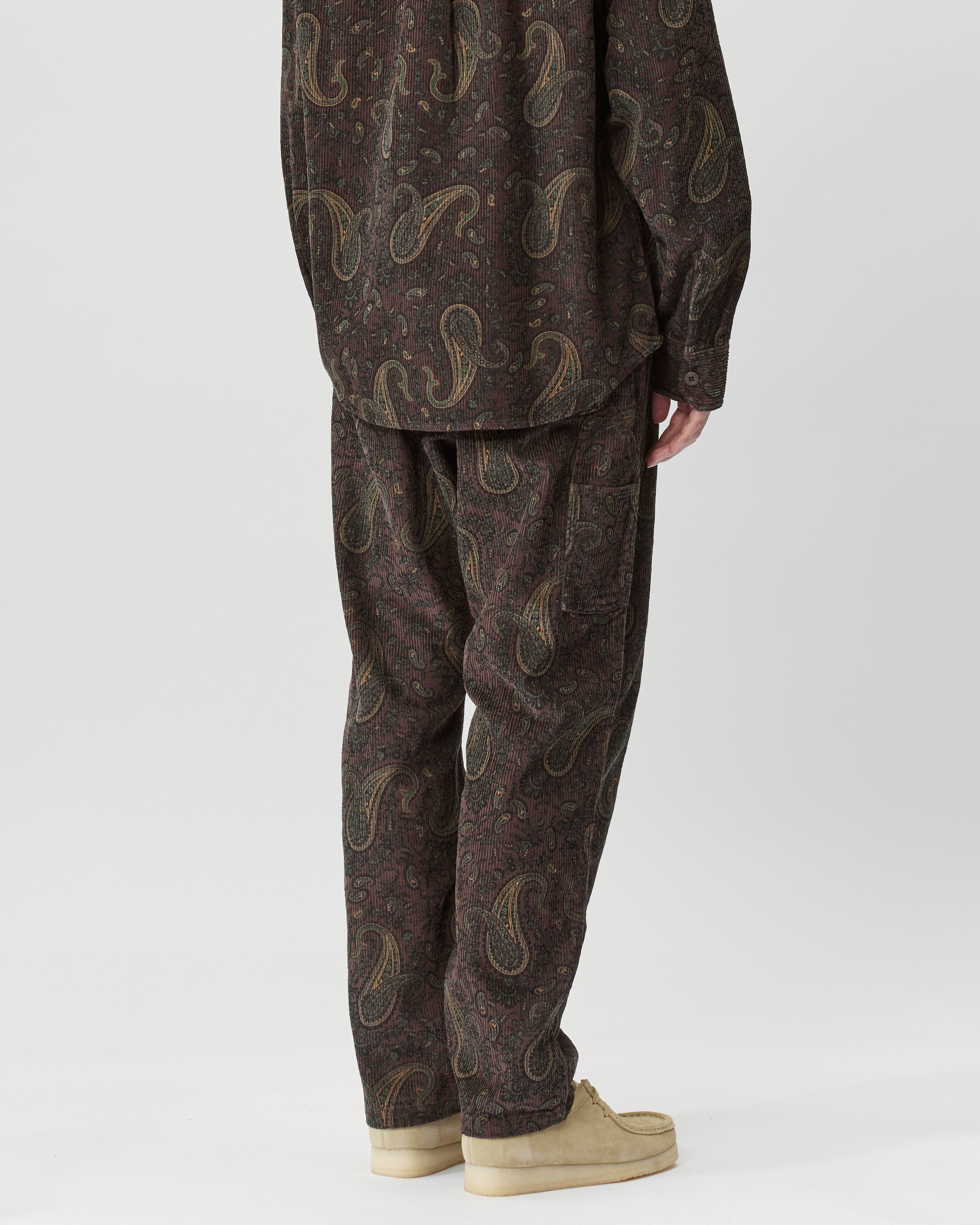 Carhartt WIP Flint Pants Paisley Print, Buckeye I029443-1U60