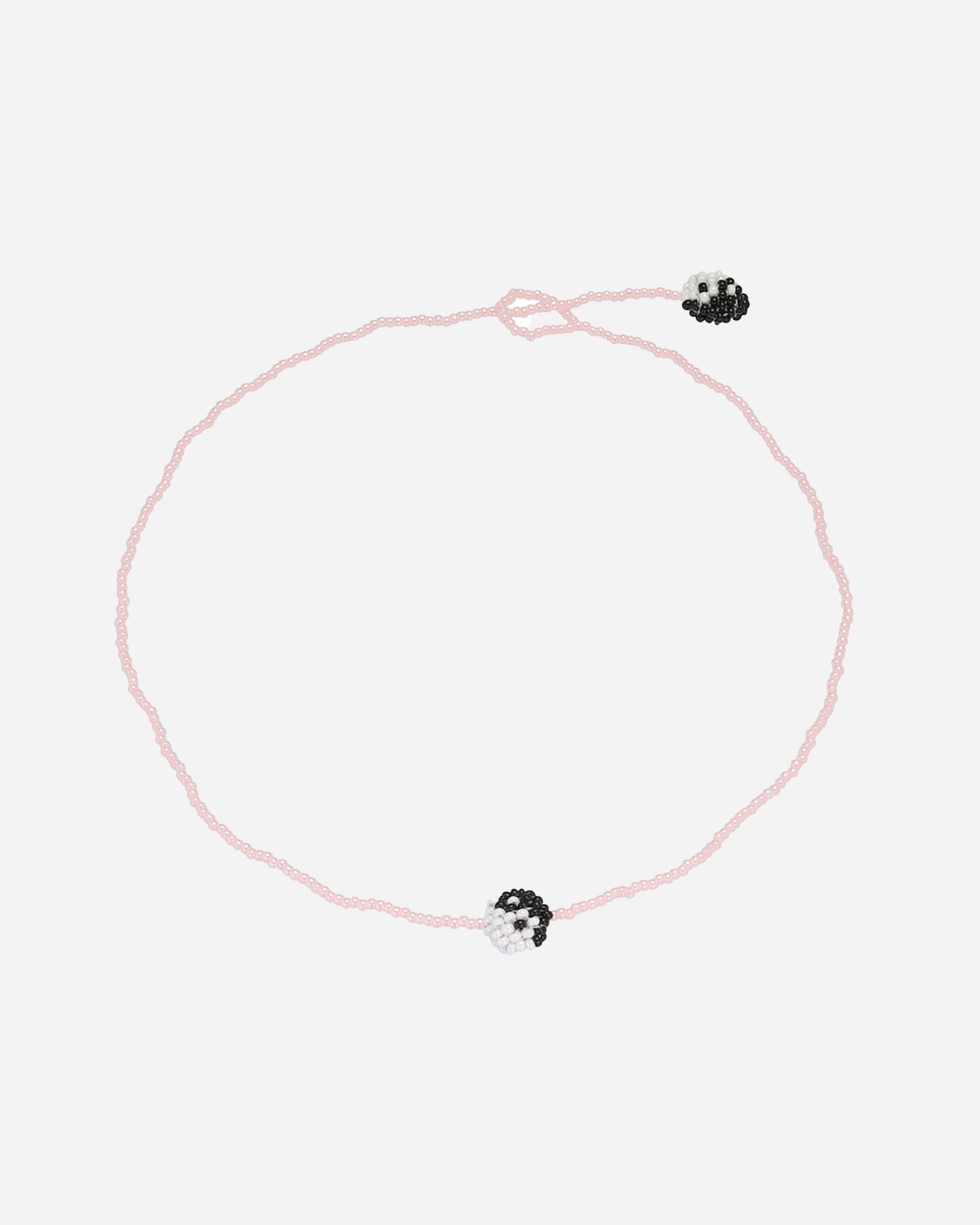 Pura Utz Simple Yin Yang Necklace PINK/WHITE/BLACK PU-C-Dije-YY