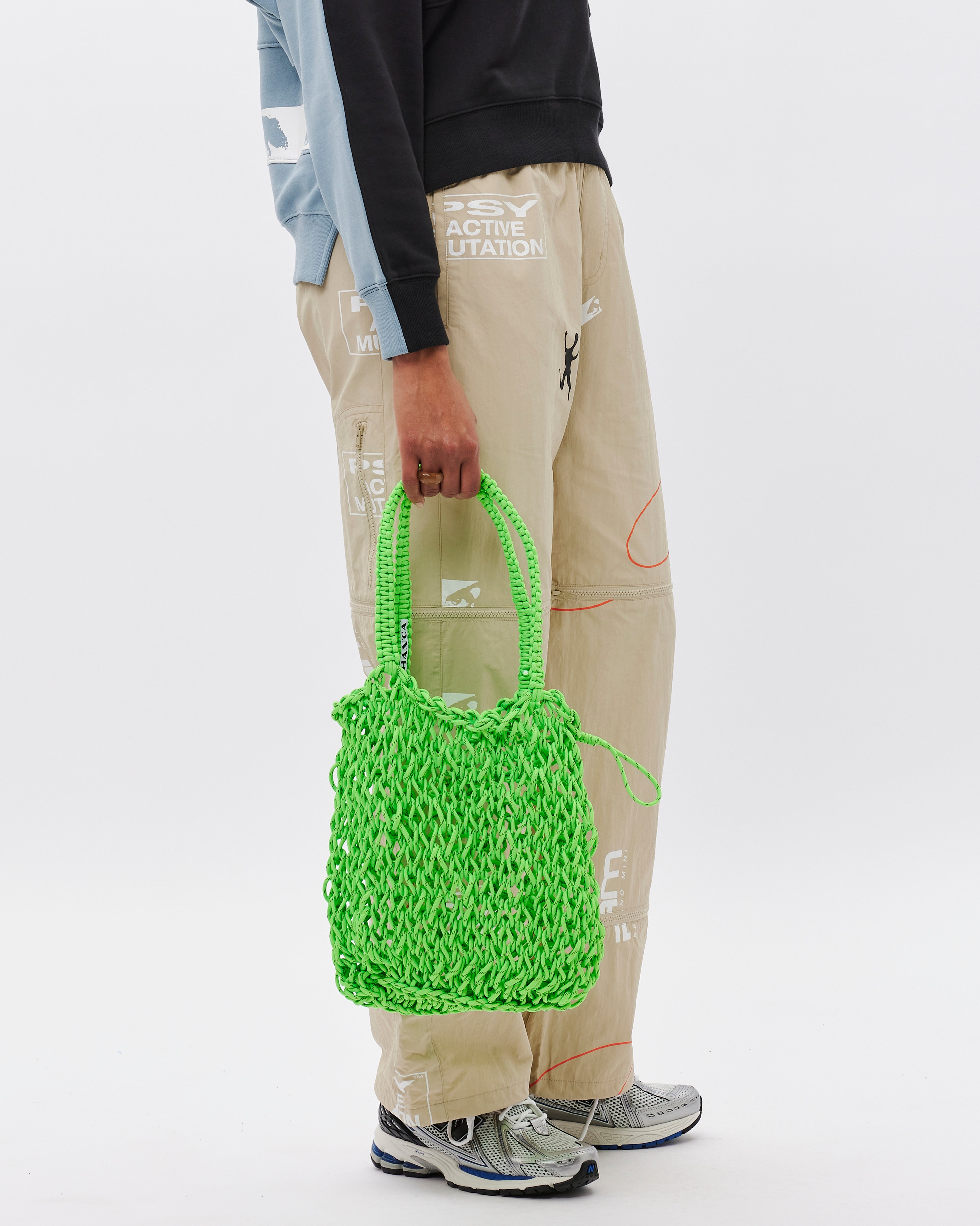 PHANTA Jumbo Mesh Bag Large Neon Green Reflective PH10002-NEGRRF